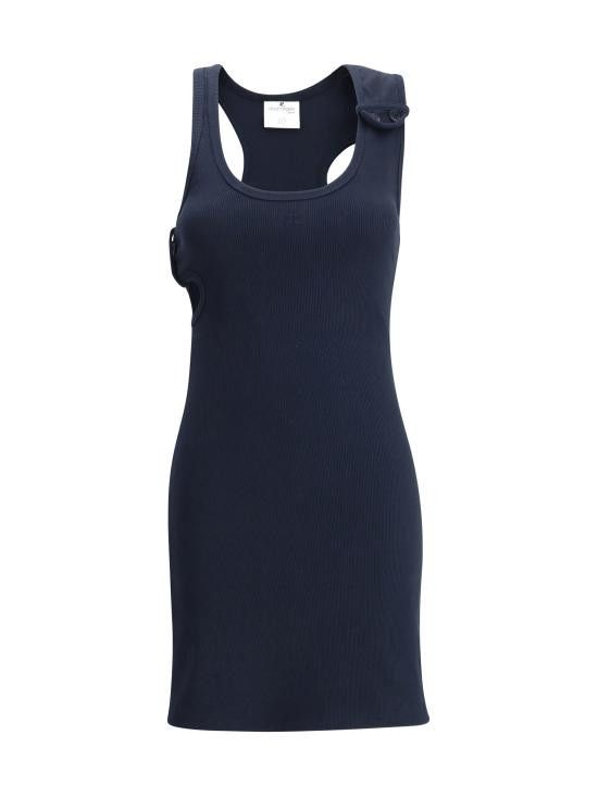 Courreges COURREGES Women Dresses 125JRO550JS0194 7075 BLUE Size S / US 4 / IT 40 - 1 Thumbnail