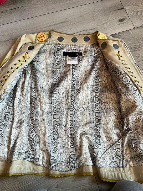 Just Cavalli leather jacket coat Just Cavalli 42 rare Size XL / US 12-14 / IT 48-50 - 6 Thumbnail