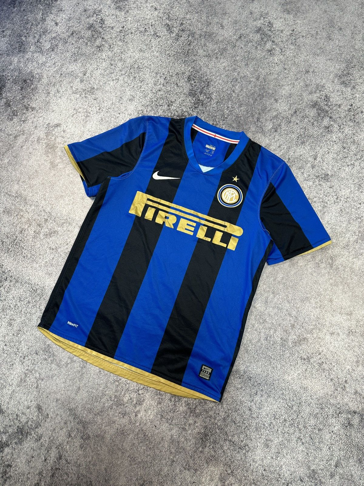 Nike × Vintage Y2K Vintage Nike Inter Milano Soccer Jersey Blokecore Style Size US S / EU 44-46 / 1 - 1 Thumbnail
