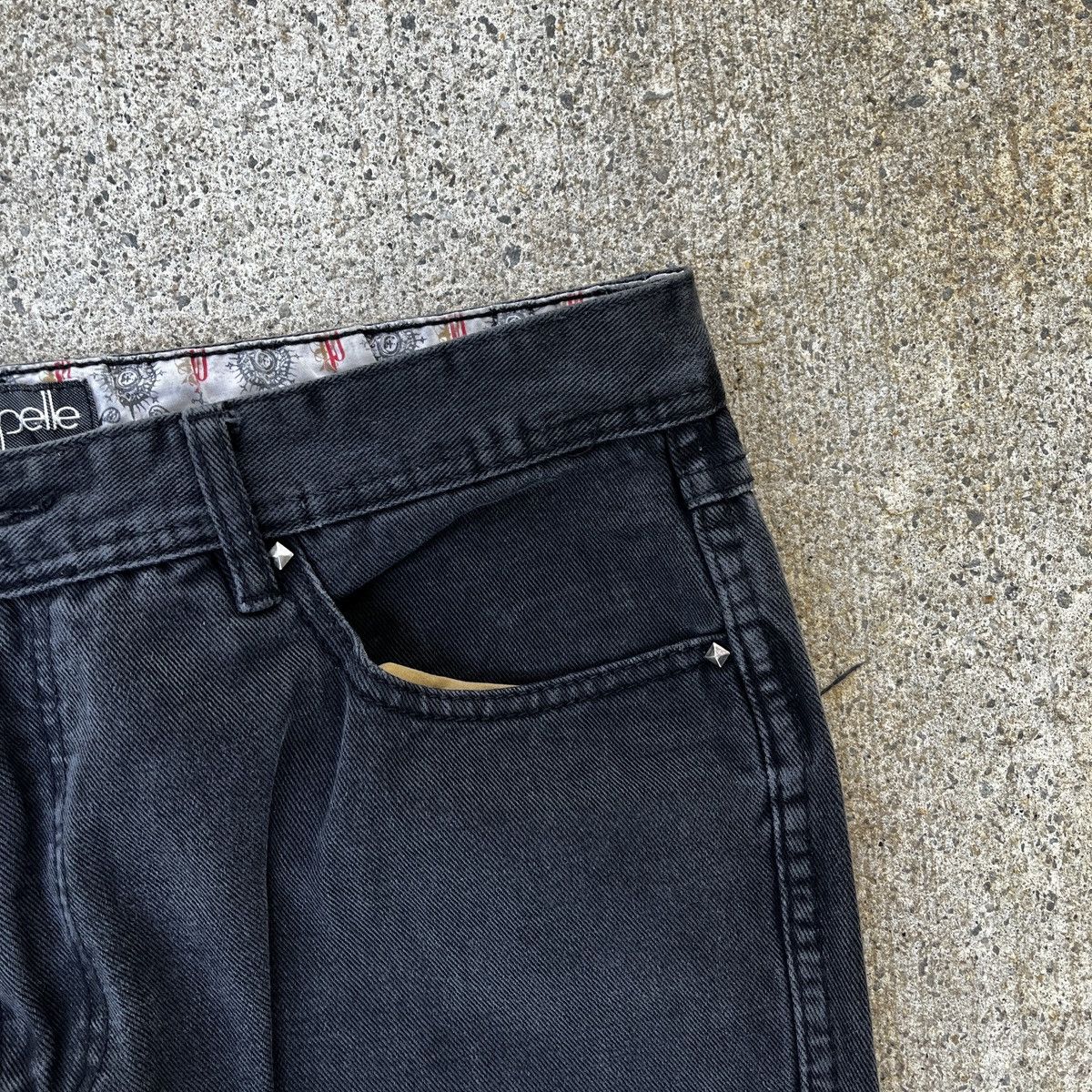 Pelle Pelle Vintage Pelle Pelle Black Jeans 36x34 Skater Urban Size US 36 / EU 52 - 3 Thumbnail