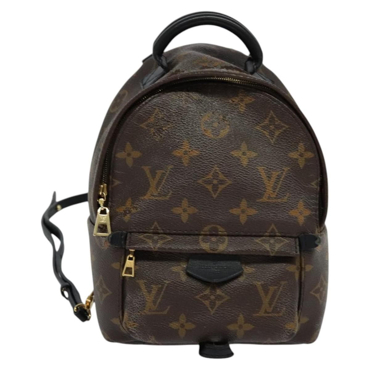 Louis Vuitton Palm Springs Mini Brown Canvas Backpack Bag (Pre-Owned) Size ONE SIZE - 1 Thumbnail