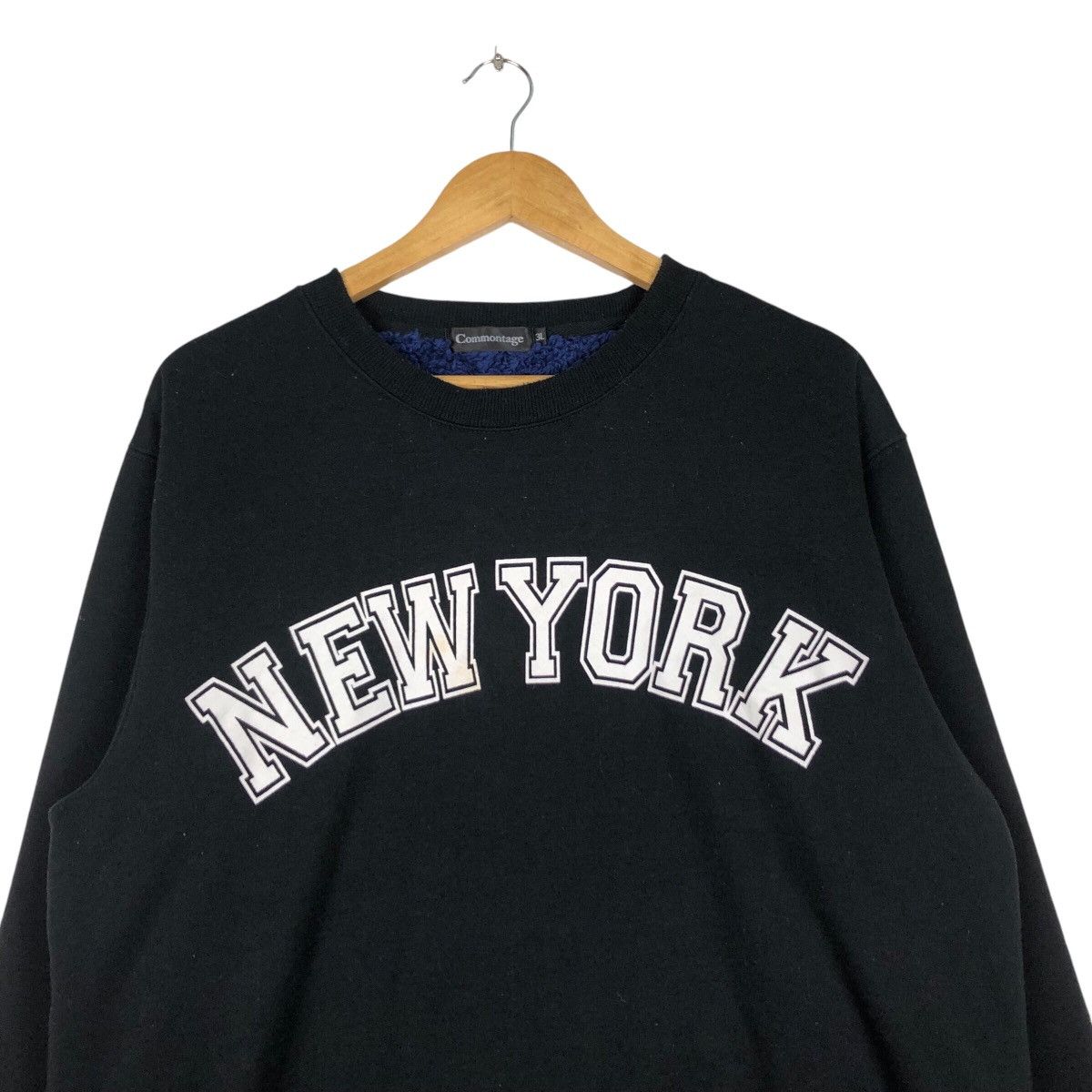 Vintage Vintage Sweatshirt New york Rare 90s Medium Size US M / EU 48-50 / 2 - 2 Thumbnail