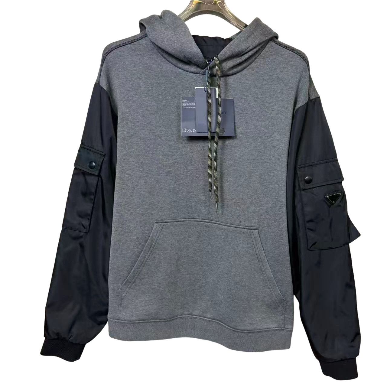 Prada Prada Technical Fabric Contrast Hoodie Size XL Size US XL / EU 56 / 4 - 1 Thumbnail