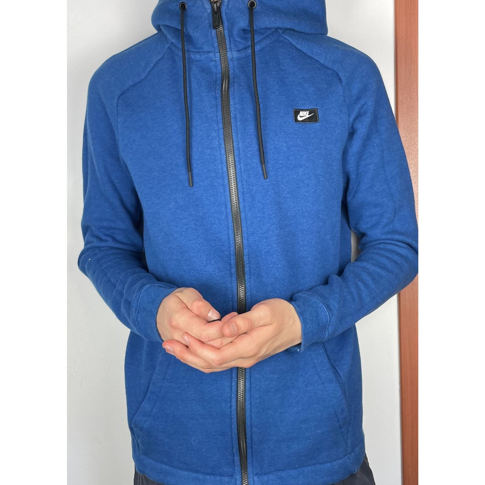 Nike Nike Sportswear Tech Mens Blue Cotton Full Zip Hoodie Medium Size US M / EU 48-50 / 2 - 2 Thumbnail