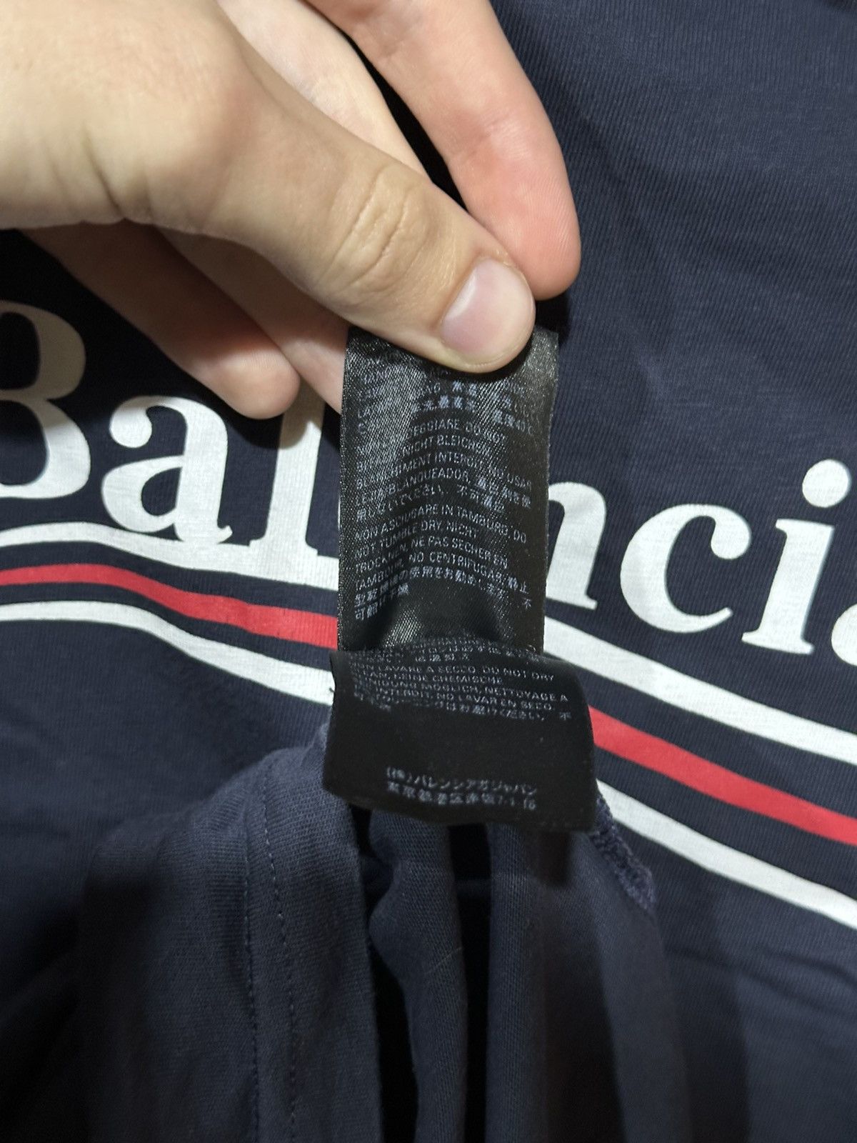 Balenciaga balenciaga campaign tee Size US L / EU 52-54 / 3 - 4 Thumbnail