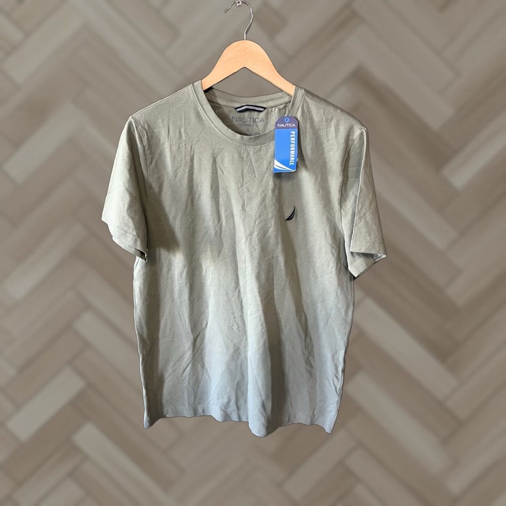 Nautica Nautica T-Shirt Mens Green Short Sleeve M NWT Performance Shirt Size US M / EU 48-50 / 2 - 1 Thumbnail