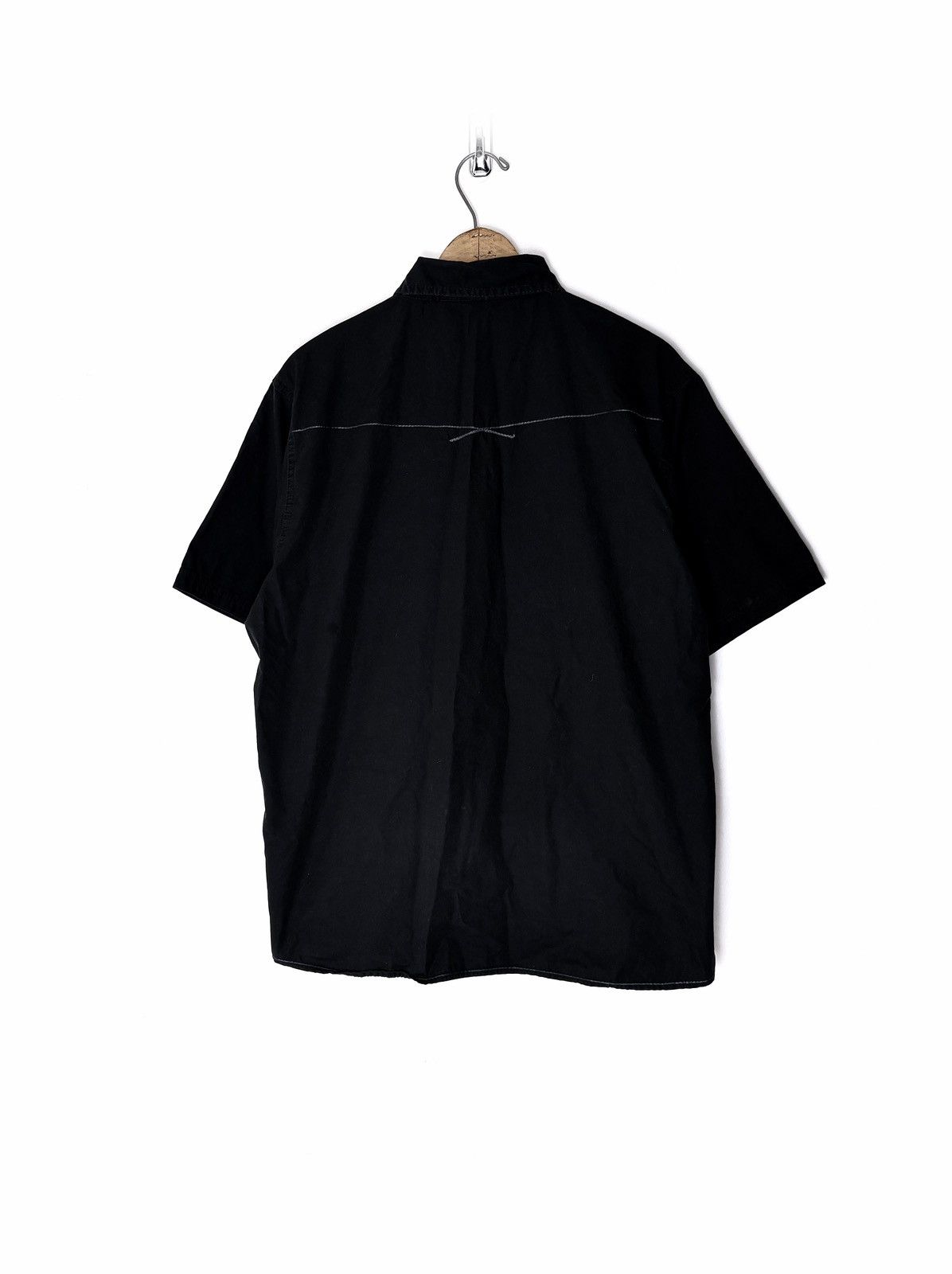 Sideout Sideout Black Utility Button Up Short Sleeve Shirt Size ONE SIZE - 2 Thumbnail