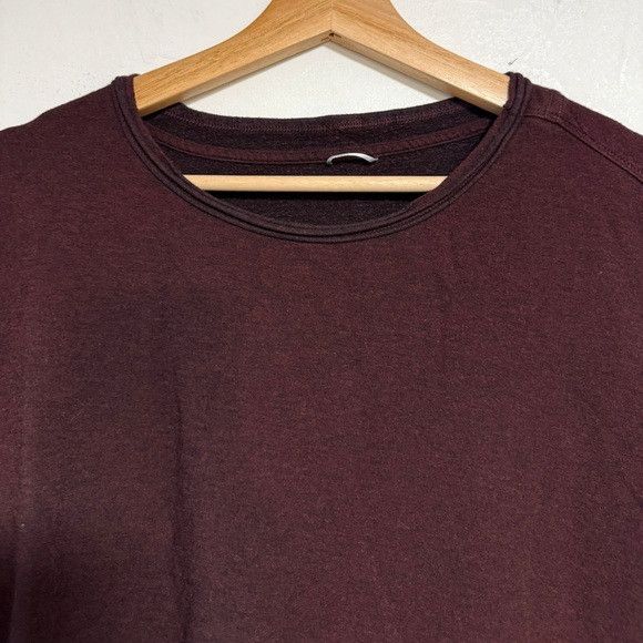 Kit and Ace Kit and Ace Burgundy Long Sleeve Crew Neck - Sz XL (Est) Size XL / US 12-14 / IT 48-50 - 3 Thumbnail