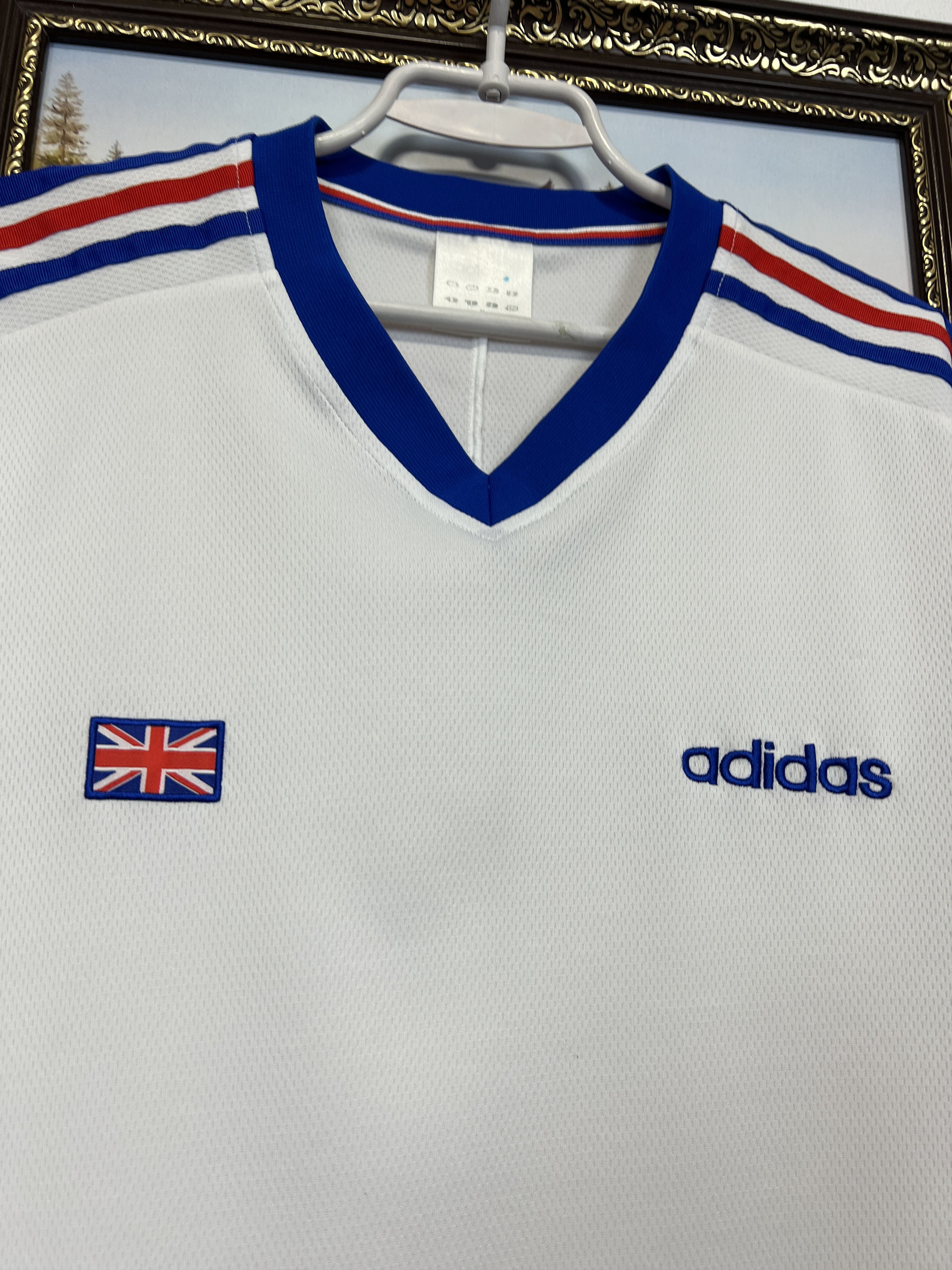 Adidas Team Great Britain Athens Olympics Shirt Jersey Trikot Size US M / EU 48-50 / 2 - 3 Thumbnail