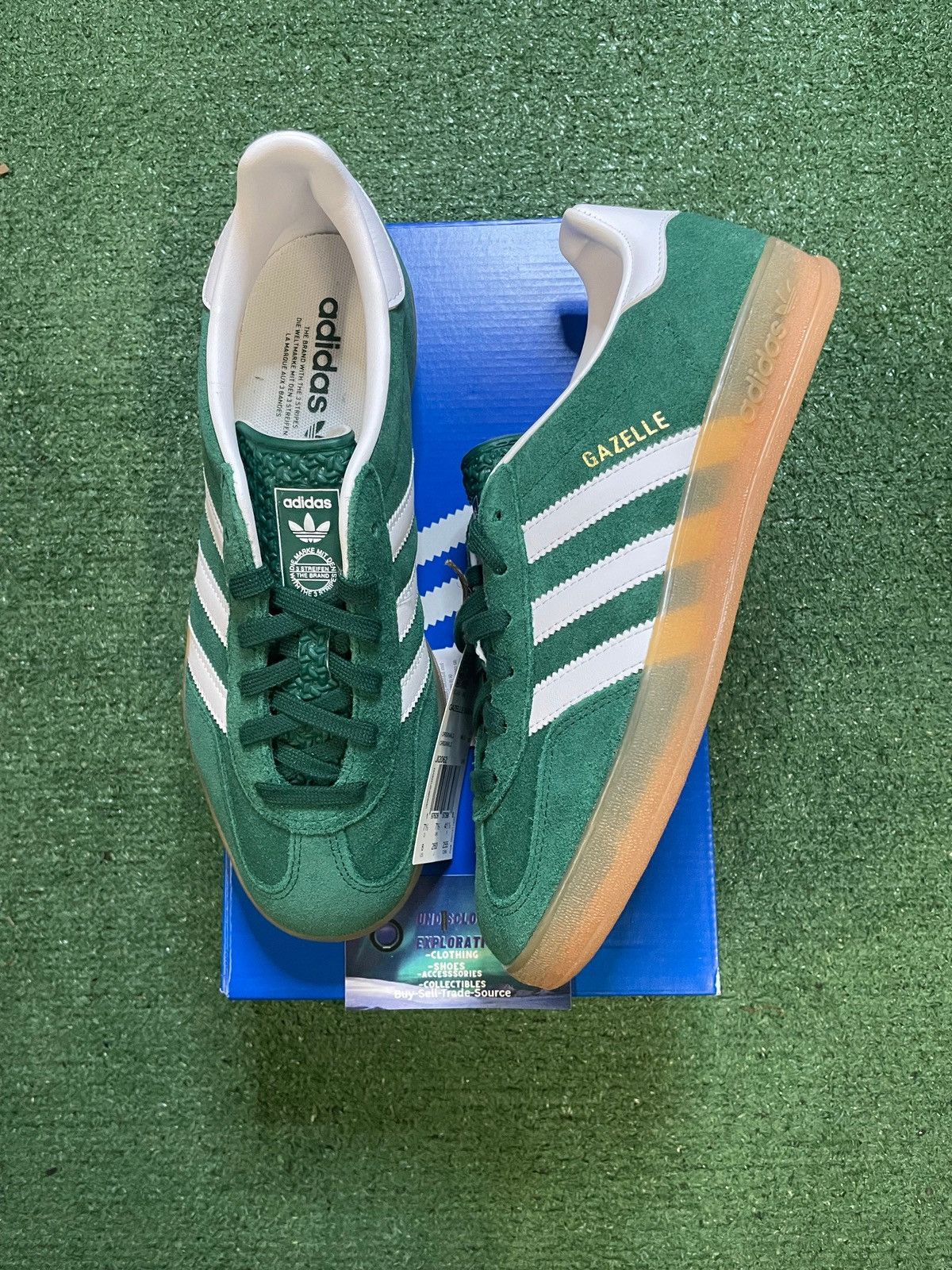 Adidas Adidas Gazelle Green gum Size US 10 / EU 43 - 1 Thumbnail