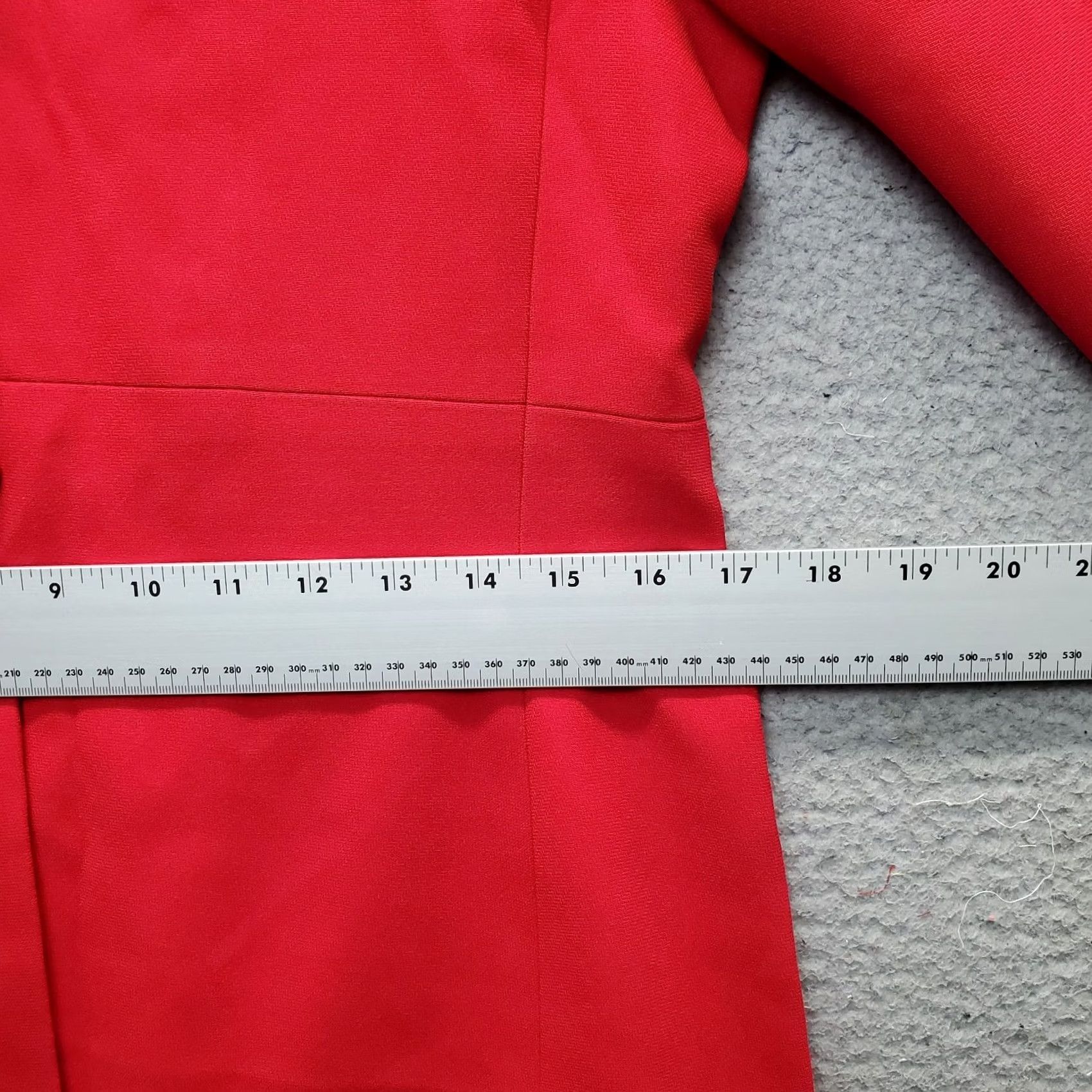 Kasper Kasper A.S.L. Blazer Jacket Womens Petites 6P Red Formal Long Sleeve Button Front Blazer Jacket Womens Size 6P Red Formal Blazer Jacket Mens? Size M / US 6-8 / IT 42-44 - 4 Thumbnail