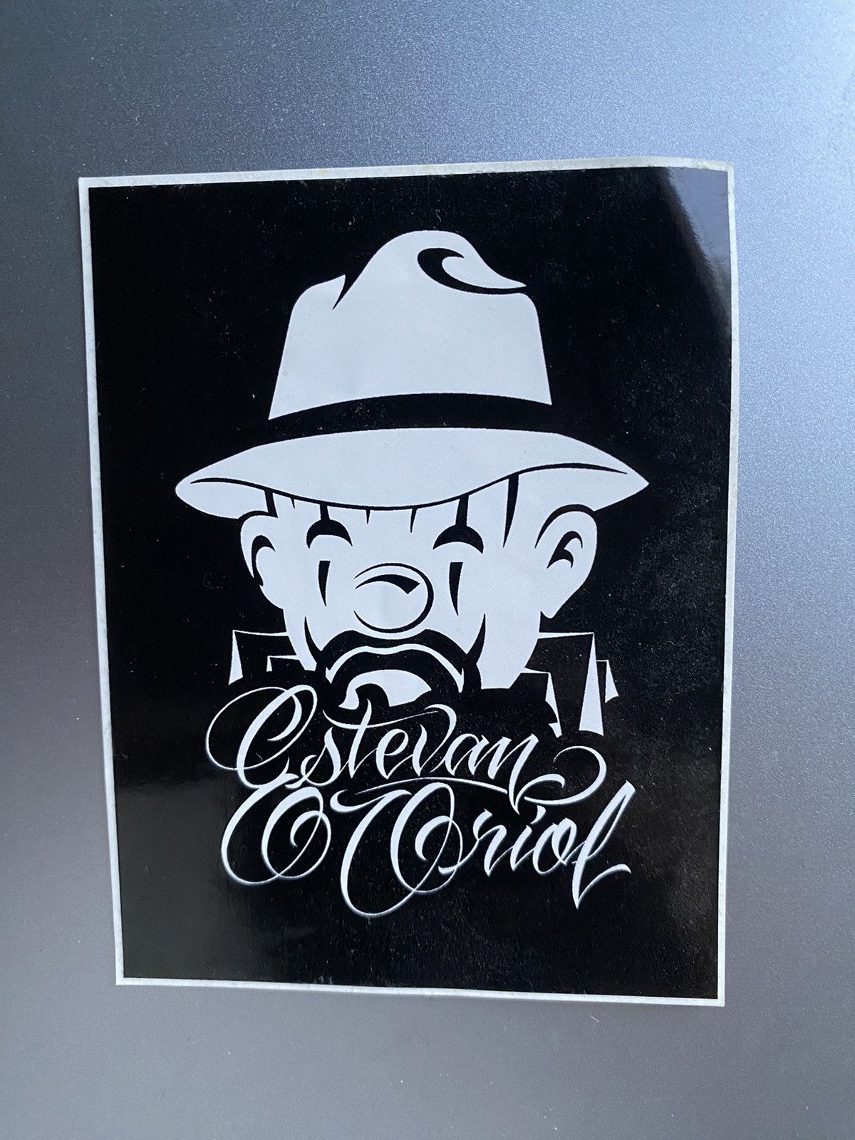 RVCA Vintage Estevan Oriol clown sticker Mr cartoon low rider Size ONE SIZE - 1 Preview