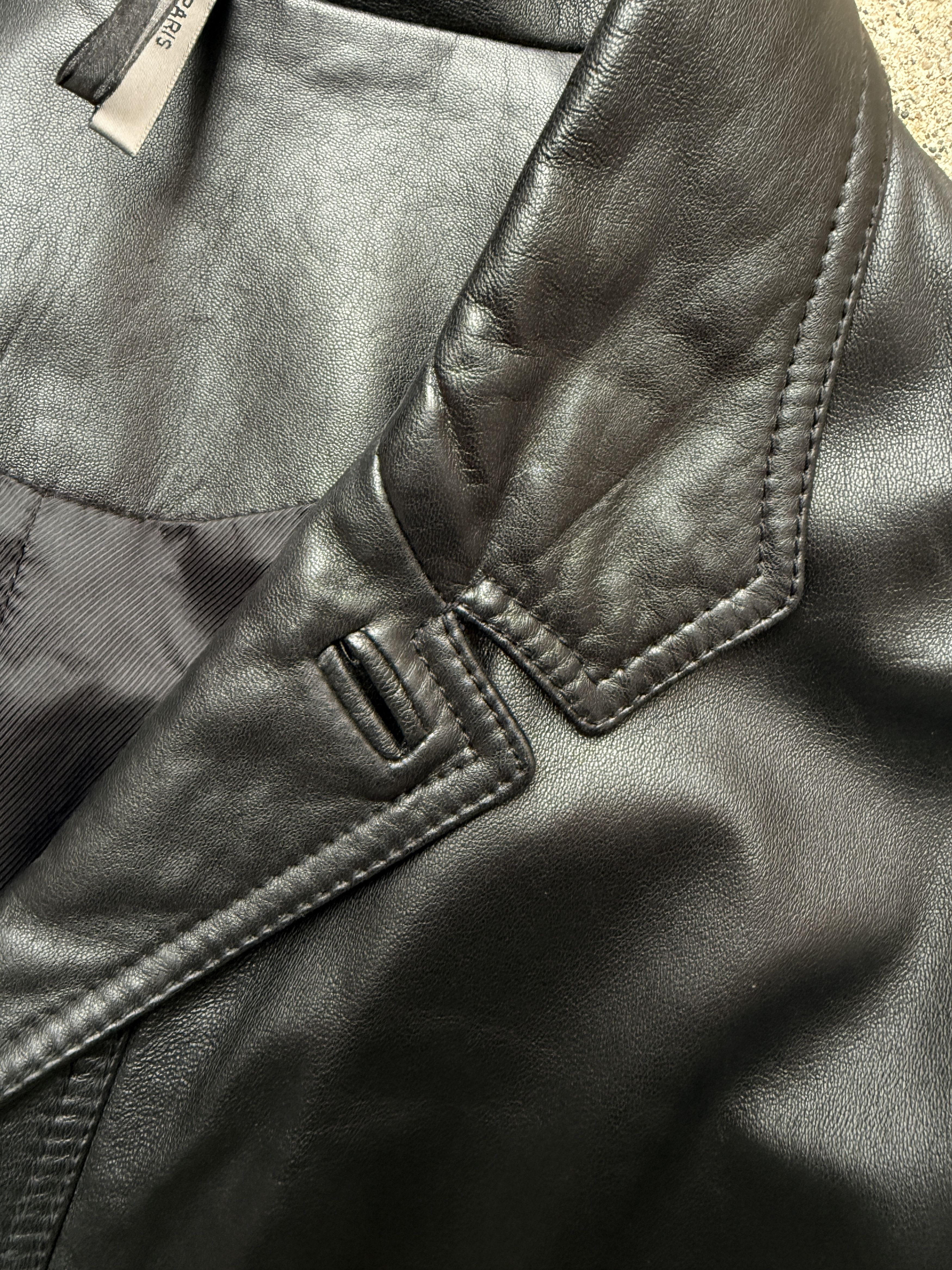 Dior dior homme black leather jacket ss08 spring summe 2008 48 Size US M / EU 48-50 / 2 - 3 Thumbnail