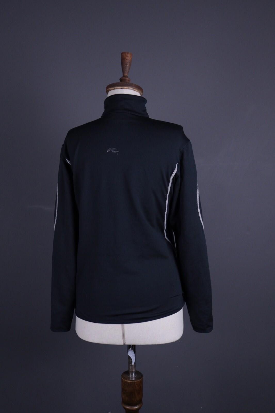 KJUS KJUS Black Fleece Pullover Activewear Base Layer 42 / XL Size XL / US 12-14 / IT 48-50 - 7 Thumbnail