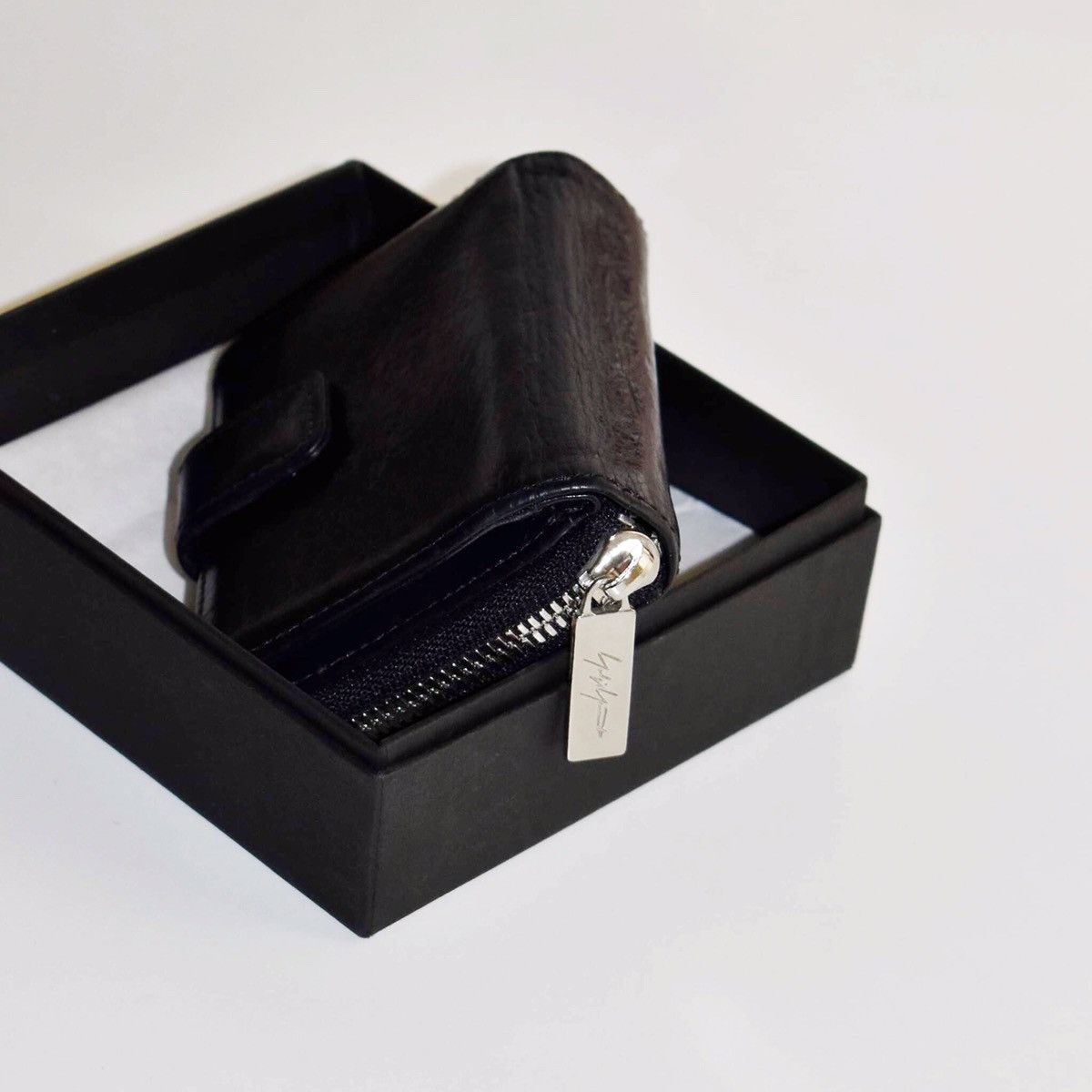 Yohji Yamamoto Yohji Yamamoto POUR HOMME black genuine leather zip wallet Size ONE SIZE - 6 Thumbnail