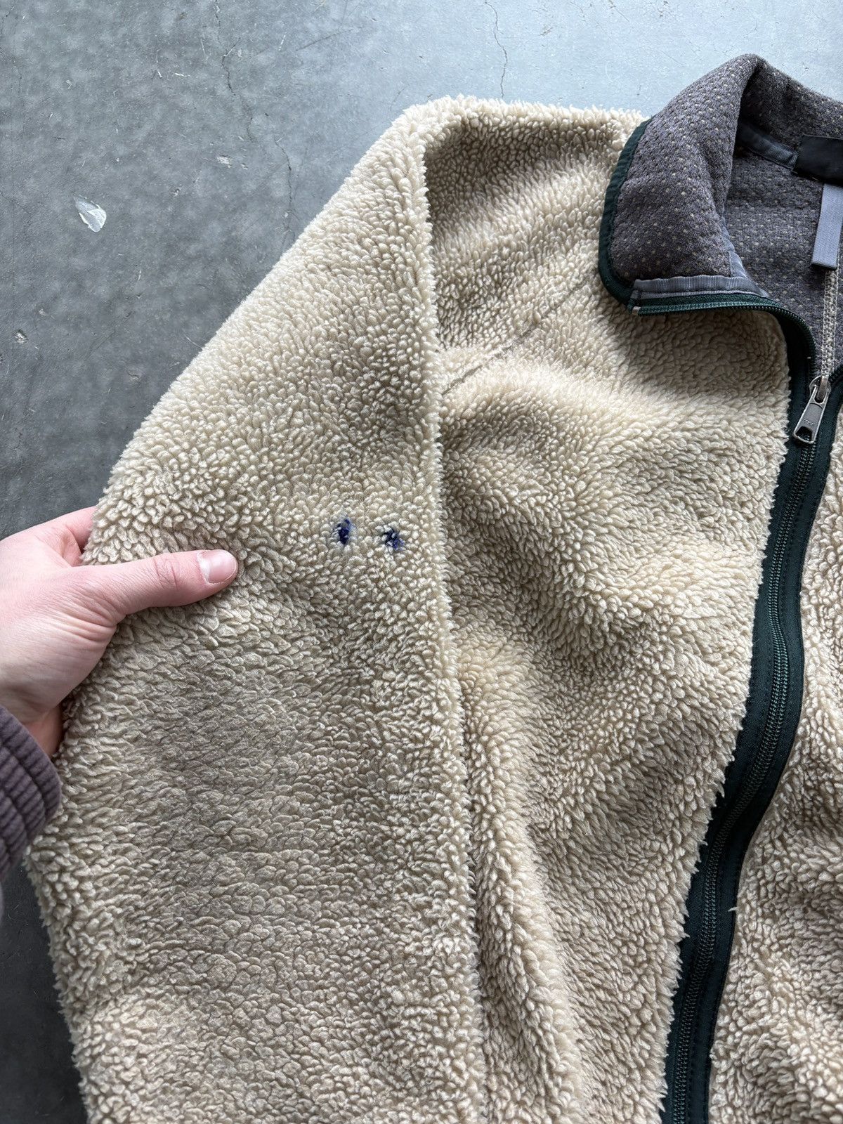 Patagonia Vintage 90s Patagonia Retro X Cardigan Jacket Oatmeal Size US M / EU 48-50 / 2 - 6 Thumbnail