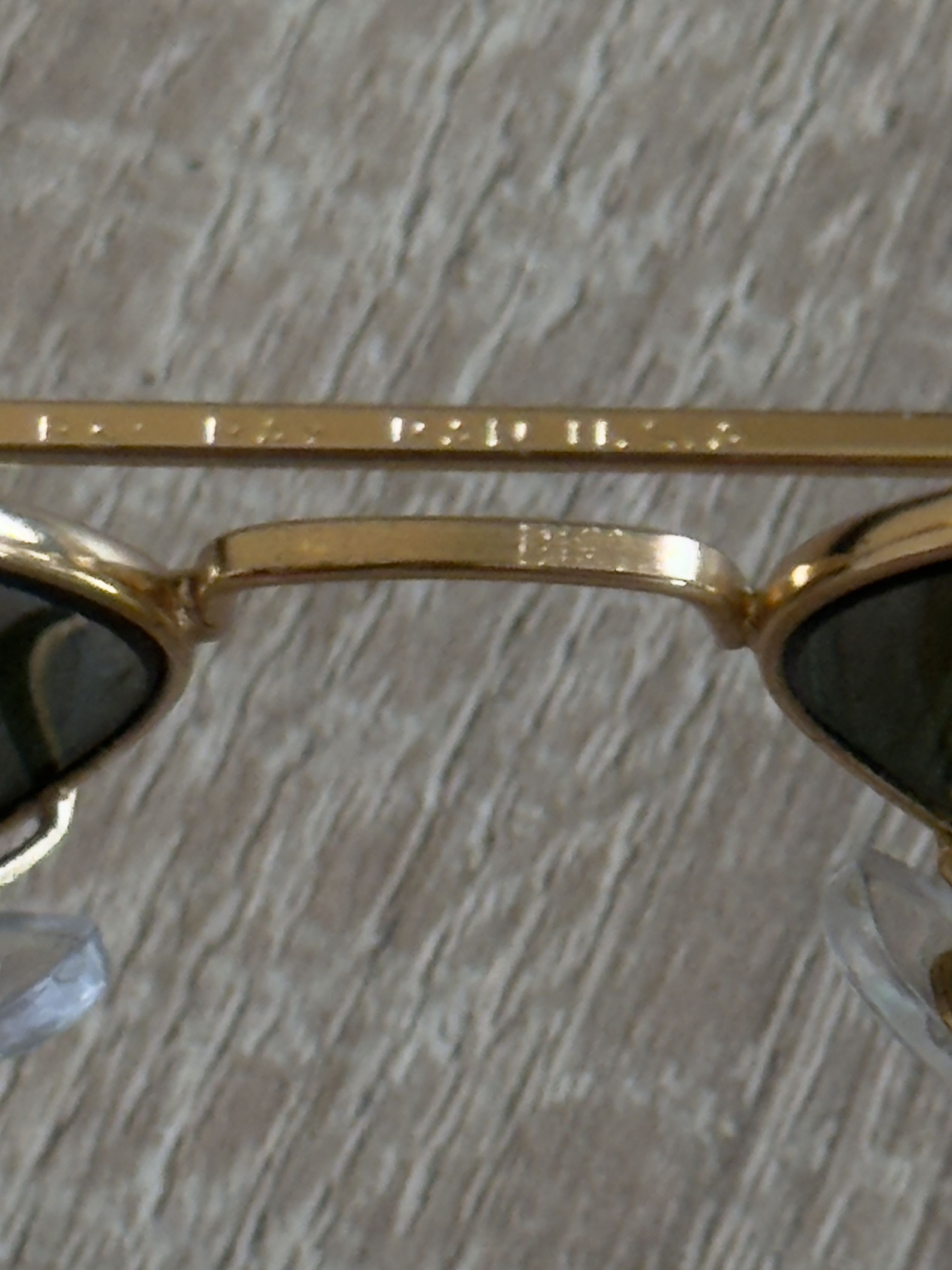 RayBan 🔥 vtg Rayban Bausch & Lomb Aviator Sunglasses Gold USA BL Size ONE SIZE - 6 Thumbnail