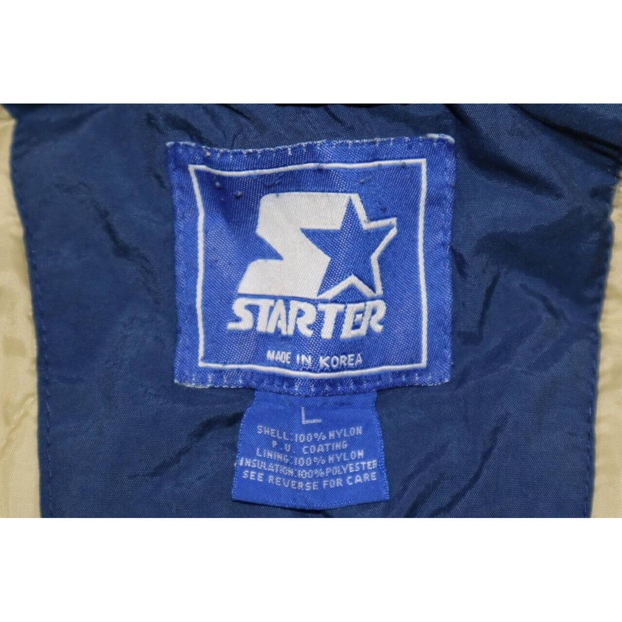Starter Vintage 90s Starter Notre Dame Fighting Irish Hooded Sz L Size US L / EU 52-54 / 3 - 3 Thumbnail