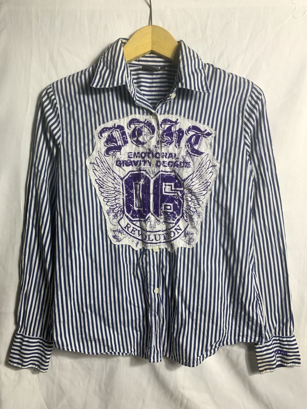 Japanese Brand Japanese Poem Style DOHC button shirt Size US S / EU 44-46 / 1 - 3 Thumbnail
