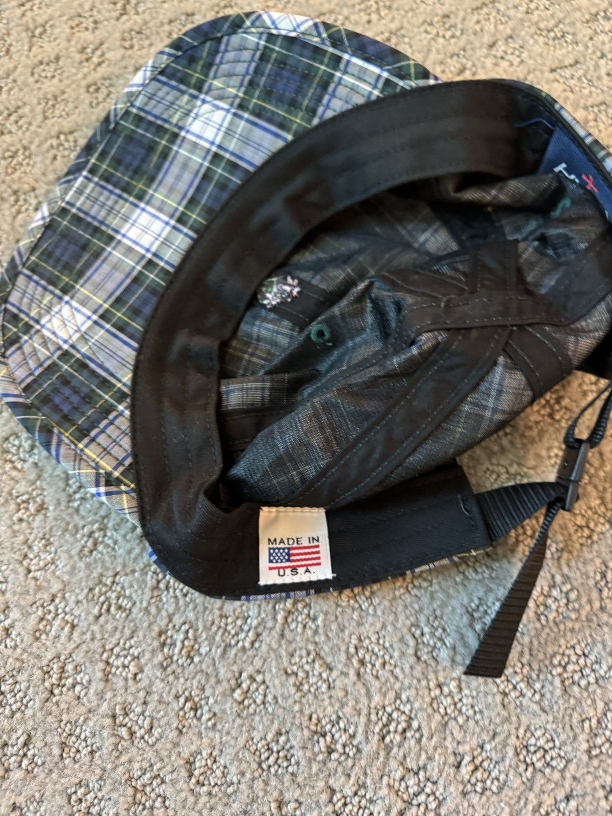 Noah Plaid Noah Sports Hat - Unstructured Size ONE SIZE - 3 Thumbnail
