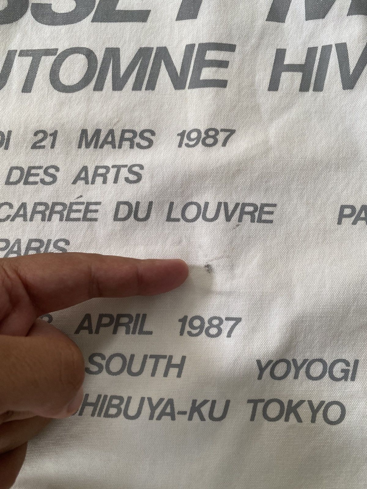 Issey Miyake AW87 Issey Miyake Tote Bag Limited Release Paris Tokyo Size ONE SIZE - 4 Thumbnail