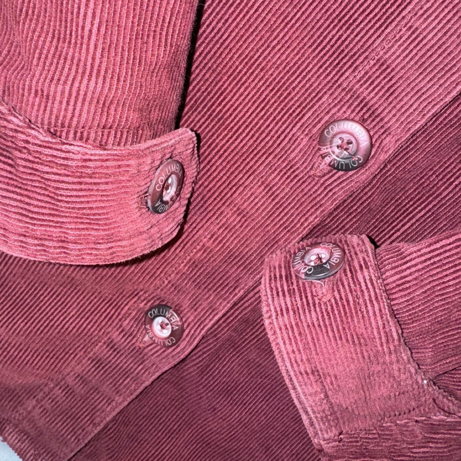 Columbia Columbia Womens Maroon Narrow Wale Corduroy Jacket - Large P Size L / US 10 / IT 46 - 5 Thumbnail