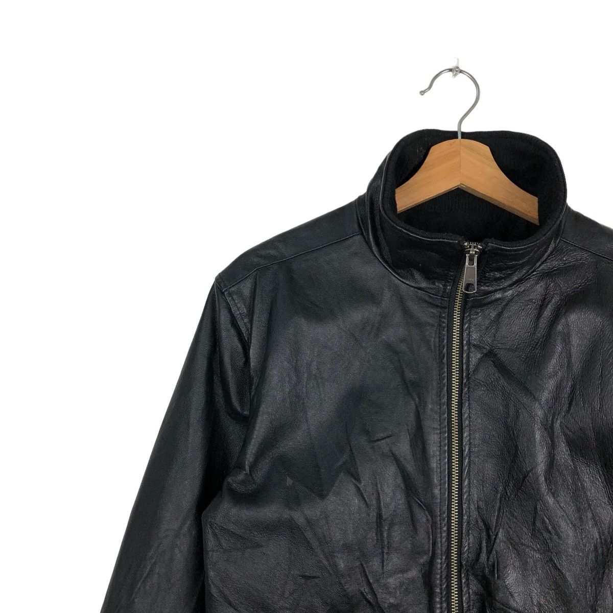 Japanese Brand 🔥VINTAGE SOFT LEATHER BOMBER JACKET GOD BREATH ISSEY MIYAKE Size US M / EU 48-50 / 2 - 6 Thumbnail