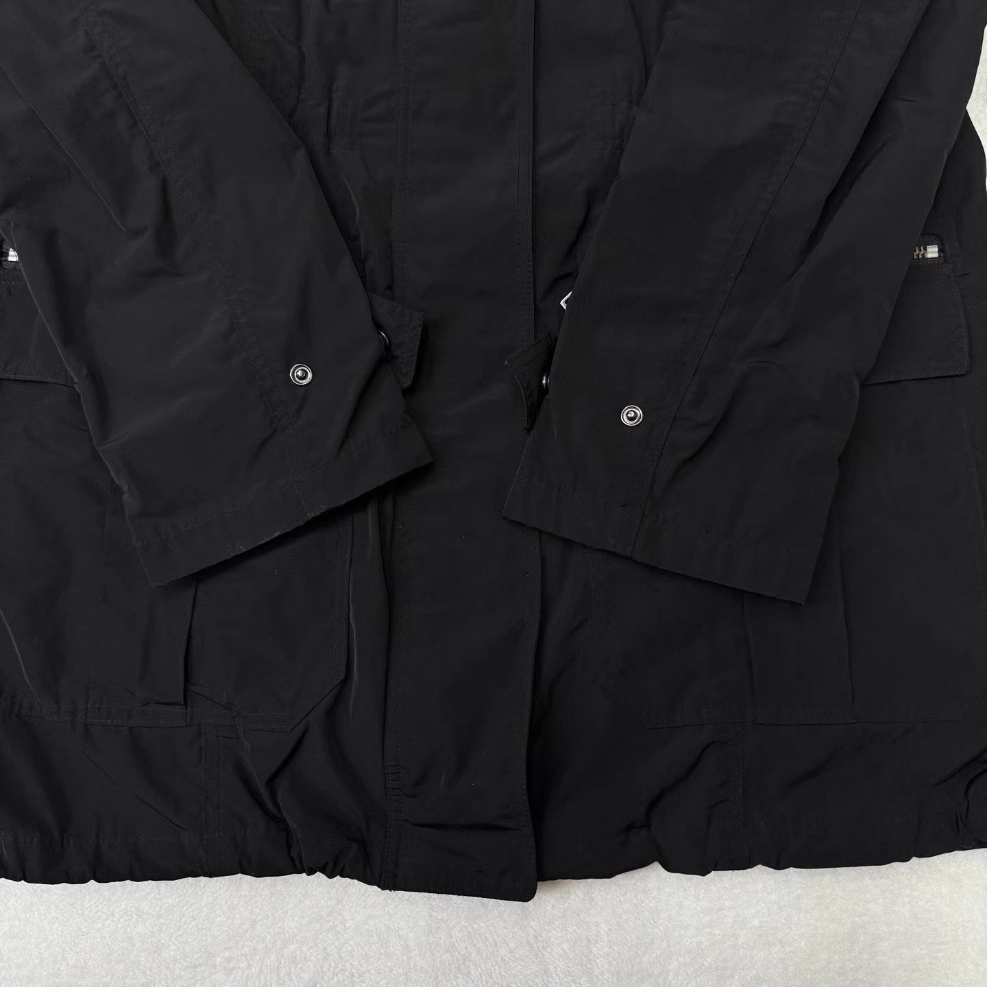 Burberry Burberry Black Multi-Pocket Waist-Tied Trench Coat Q10 Size US L / EU 52-54 / 3 - 2 Thumbnail