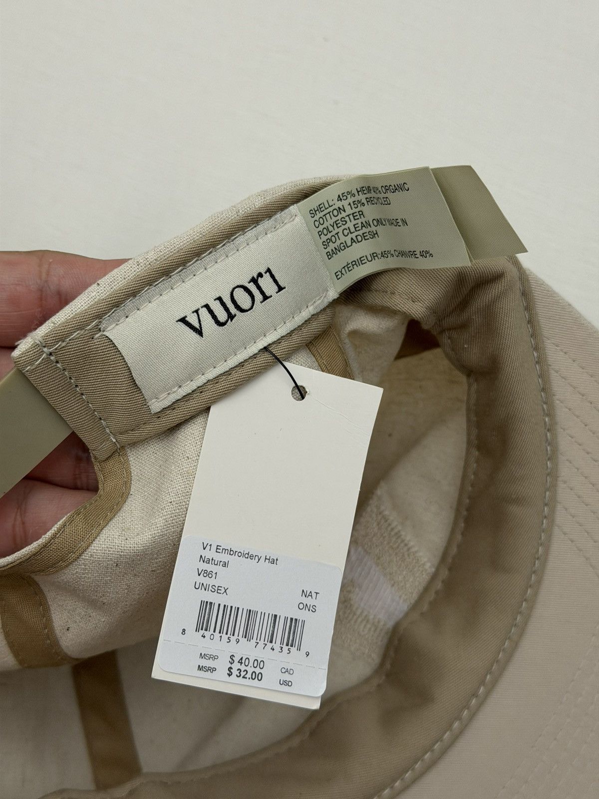 Vuori Vuori 45% Hemp 55% Organic Cotton Magnitude Snapback New Size ONE SIZE - 6 Thumbnail