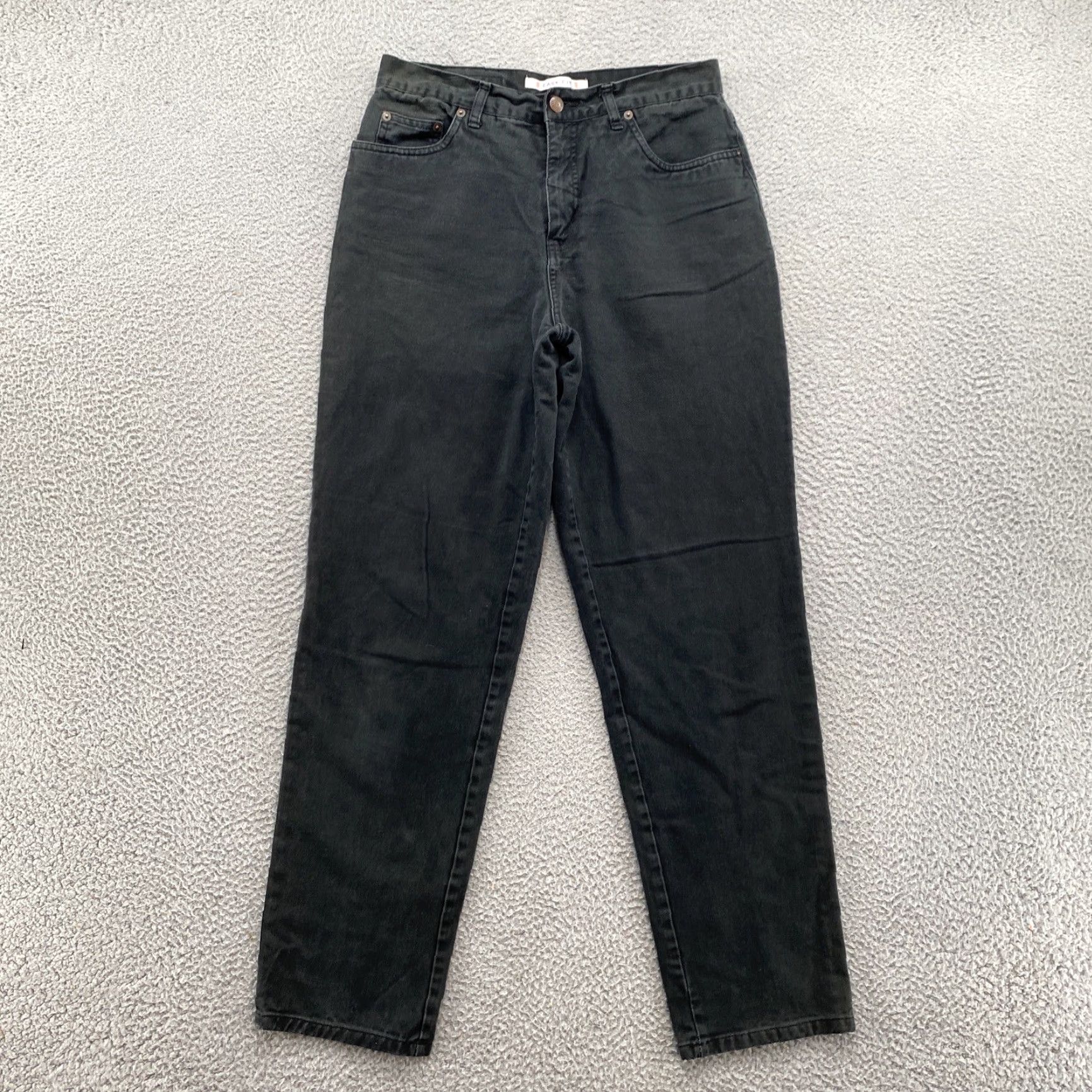 Bill Blass VINTAGE Bill Blass Women’s Easy Fit Black Denim High Rise Mom Jeans Size 8 Size 30" / US 8 / IT 44 - 2 Thumbnail