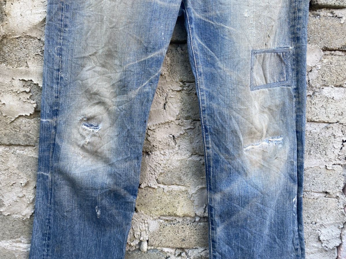 Spellbound Spellboud Domingo 90s Ripped Thrashed Jeans Size US 34 / EU 50 - 8 Thumbnail