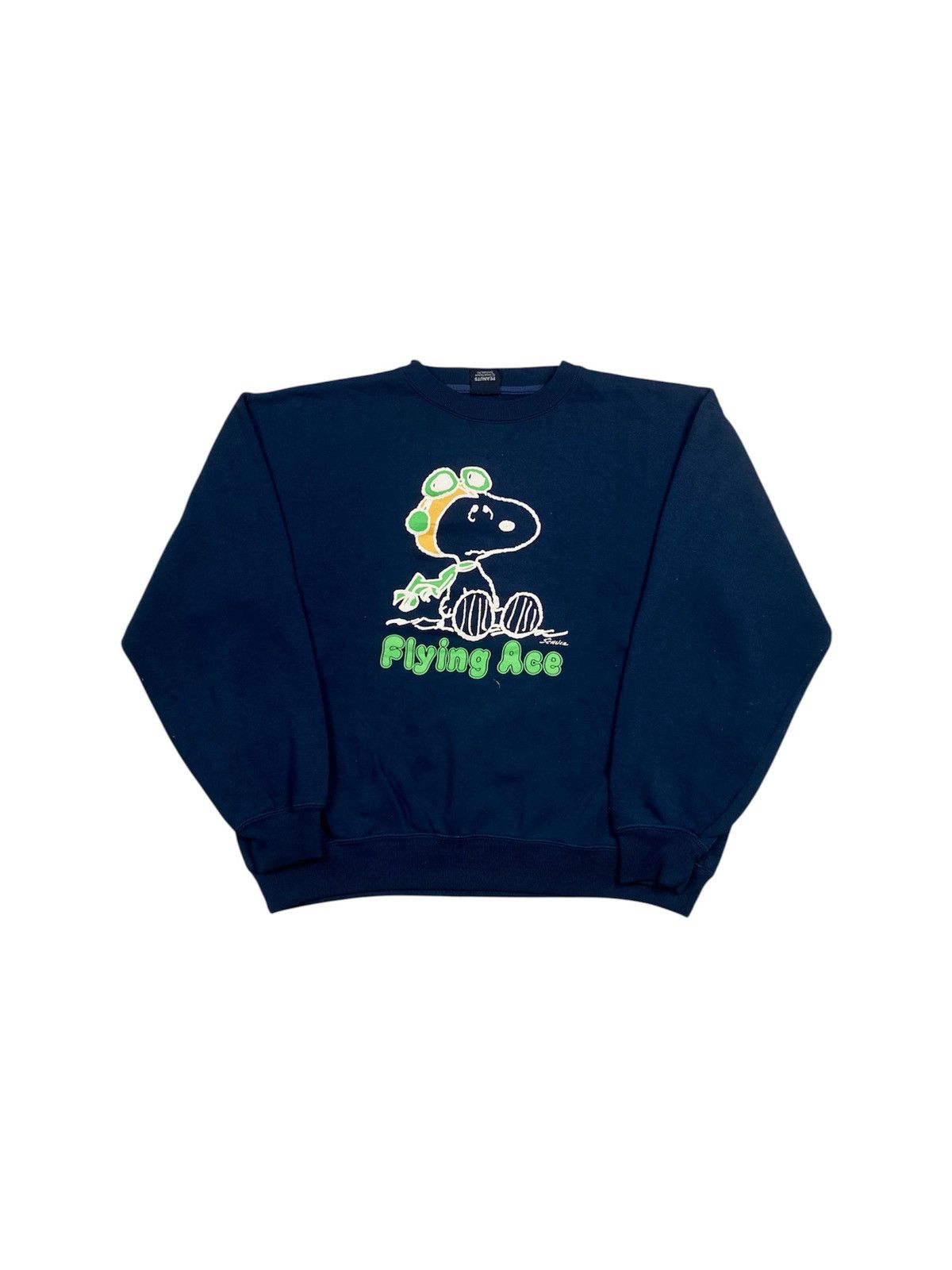 Peanuts Vintage y2k Peanuts Schulz Flying Ace Boxy Crewneck Size US M / EU 48-50 / 2 - 1 Thumbnail