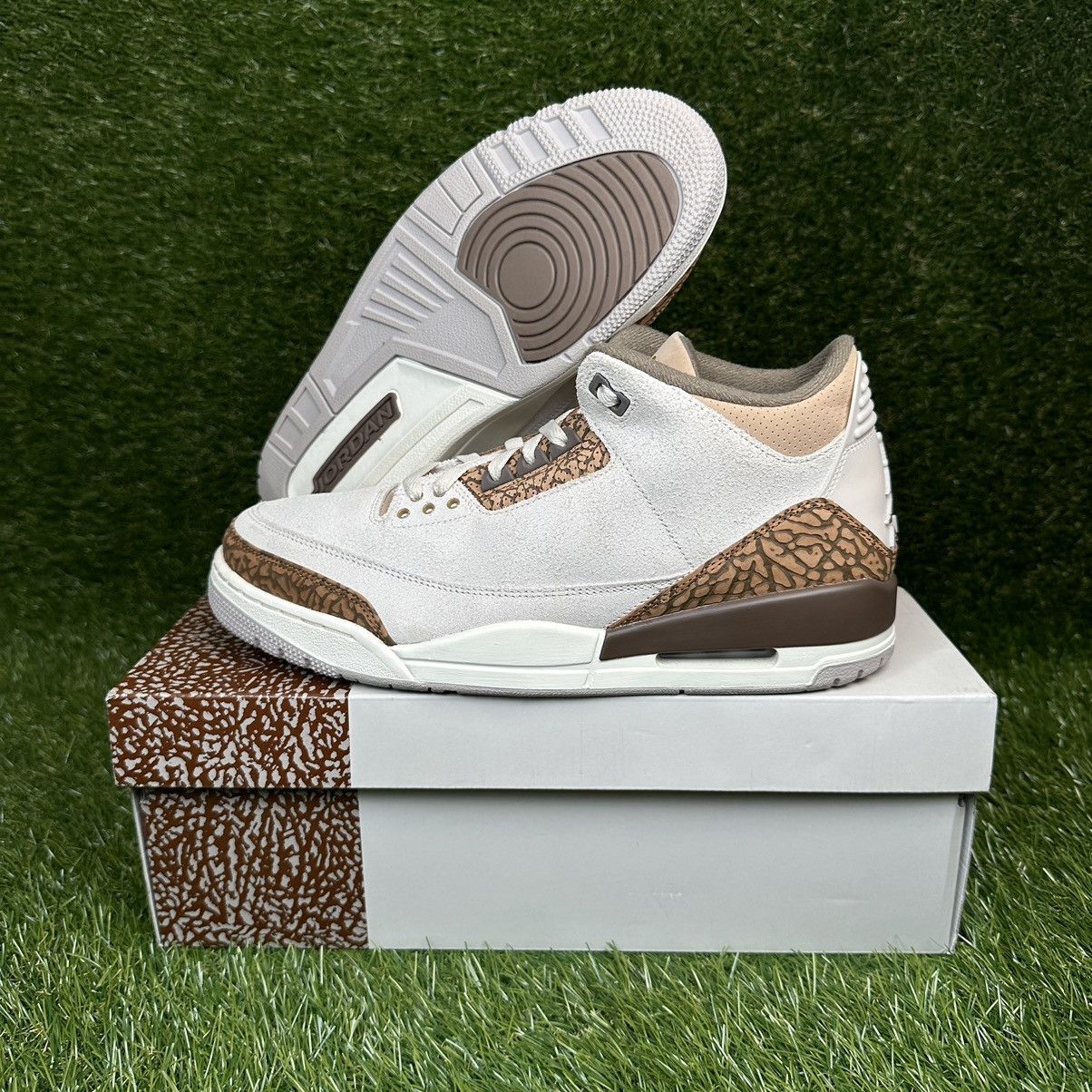 image of Jordan Nike Air Jordan 3 Palomino Shoes in Beige/Brown, Men's (Size 12.5)