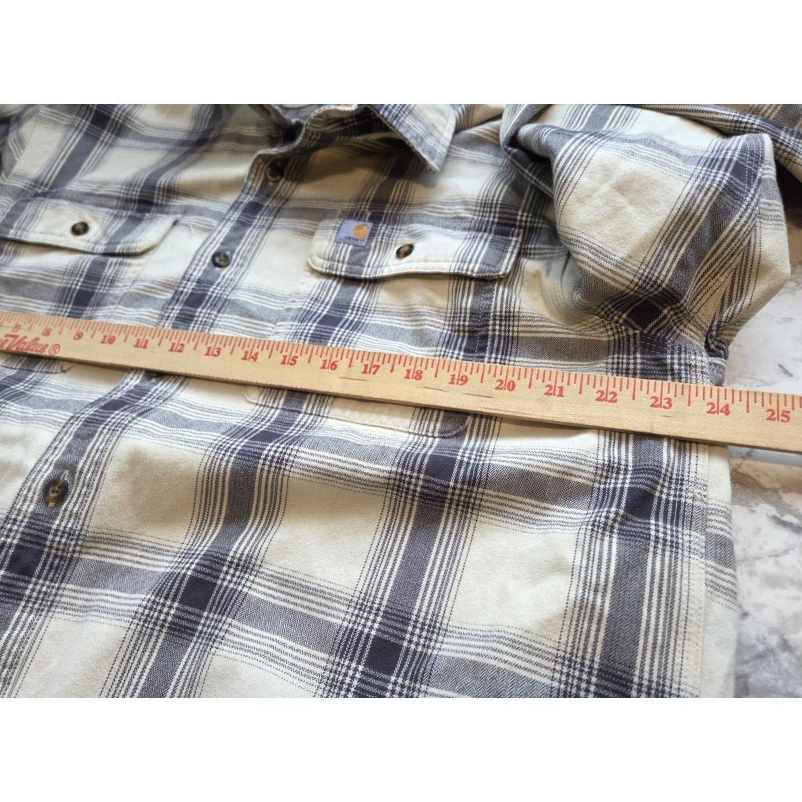 Carhartt Carhartt Button-Up Shirt Plaid Flannel Multicolor Heavyweight L Regular Men’s Long Sleeve Size US L / EU 52-54 / 3 - 7 Thumbnail