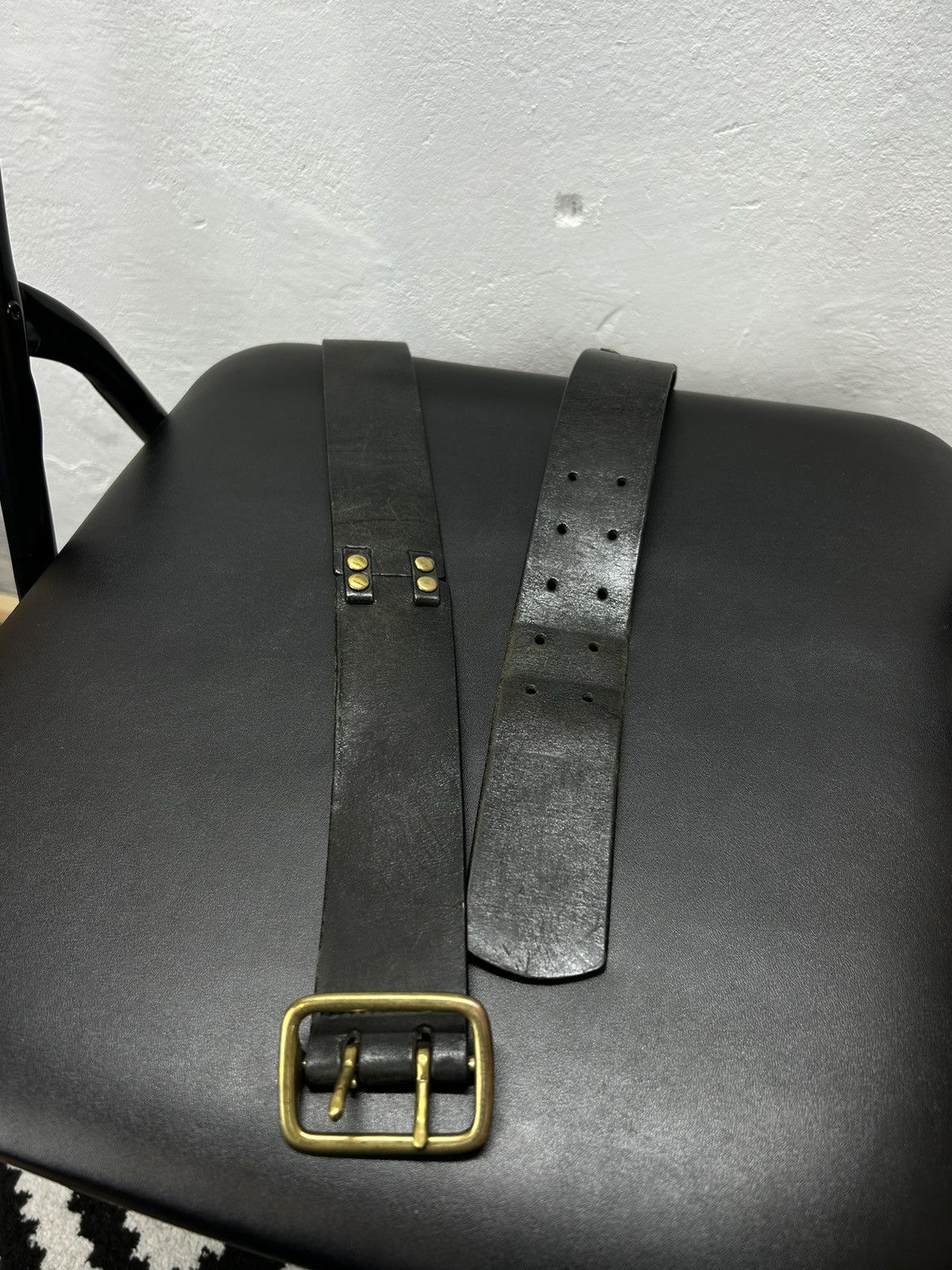 Gap × Leather × Vintage Gap vintage leather belt Size ONE SIZE - 2 Thumbnail