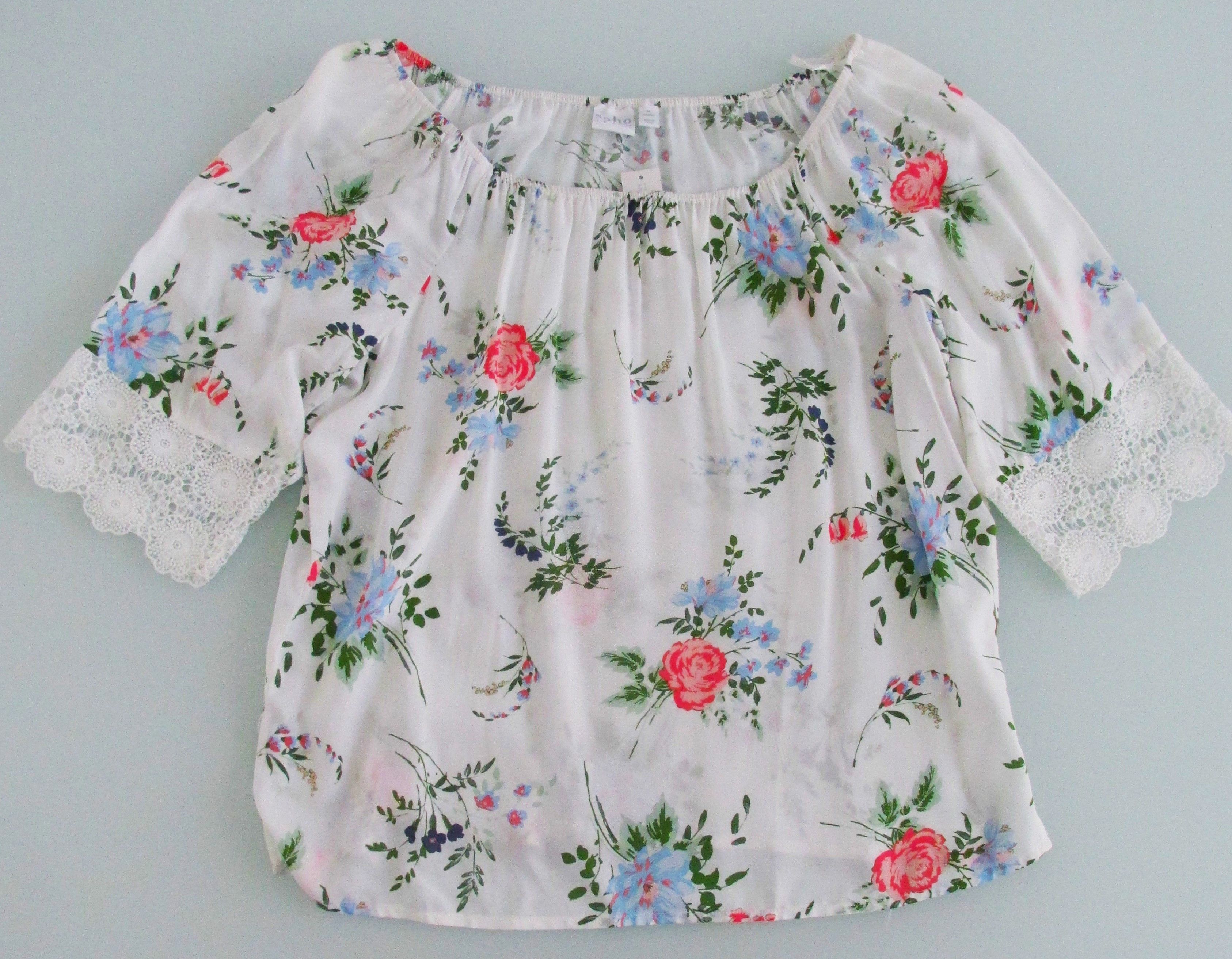 Other SOHO (NWT) Women's Short Sleeve Blouse Size Medium Size M / US 6-8 / IT 42-44 - 3 Thumbnail