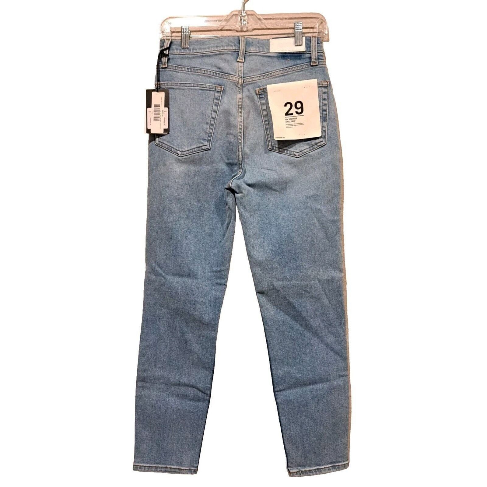 RE/DONE RE/DONE 90s High Rise Ankle Crop Denim Jeans Size 29 - NWT Size 29" - 2 Thumbnail