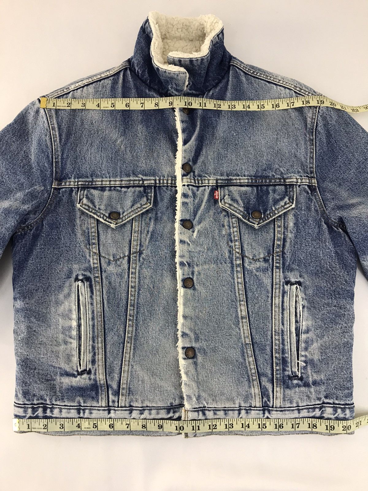 Levi's × Vintage Vintage Levi’s Jacket Sherpa Distressed Snap Button Size US L / EU 52-54 / 3 - 21 Thumbnail
