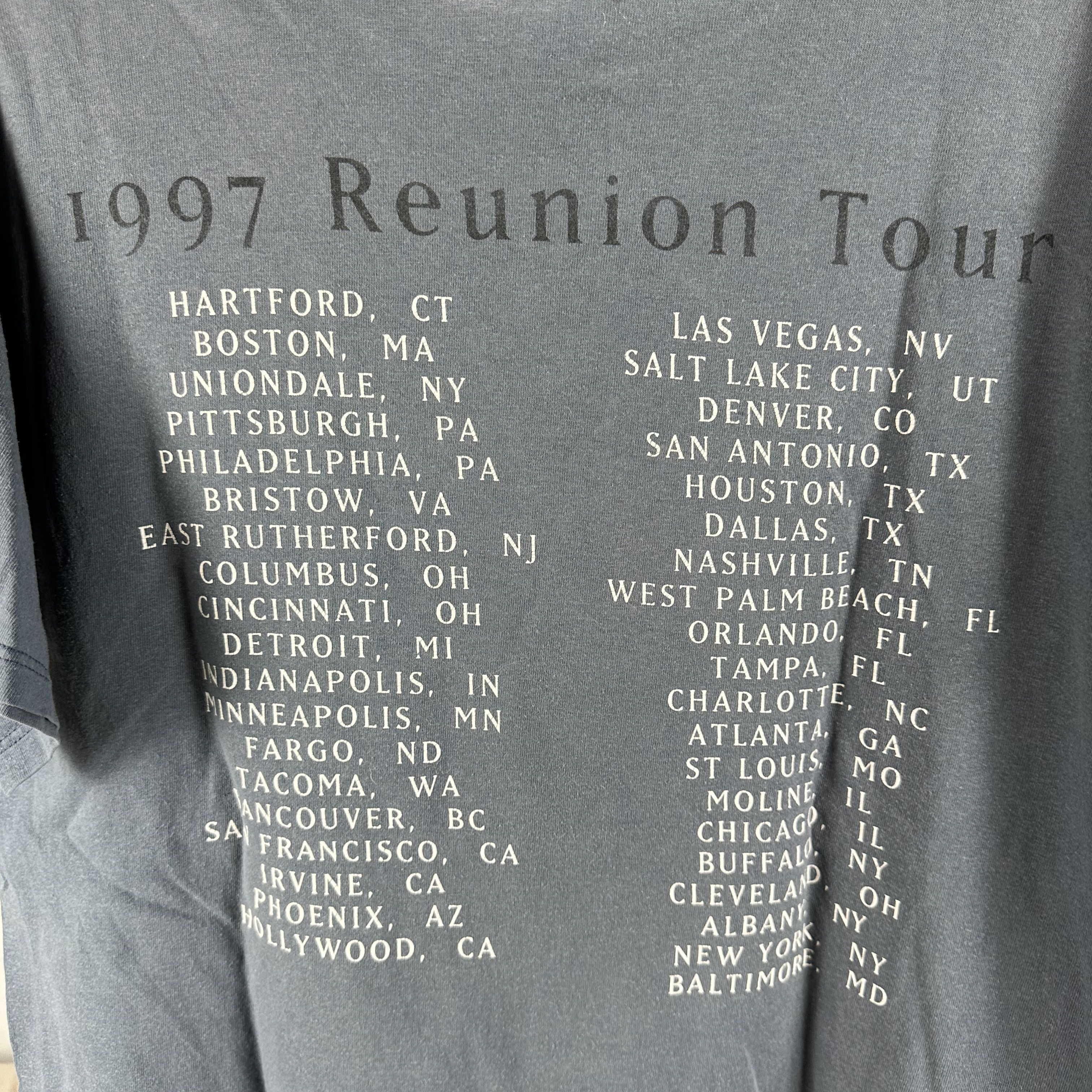 Vintage 1997 Fleetwood Mac The Dance Reunion Tour Band T-Shirt Size US XL / EU 56 / 4 - 4 Thumbnail