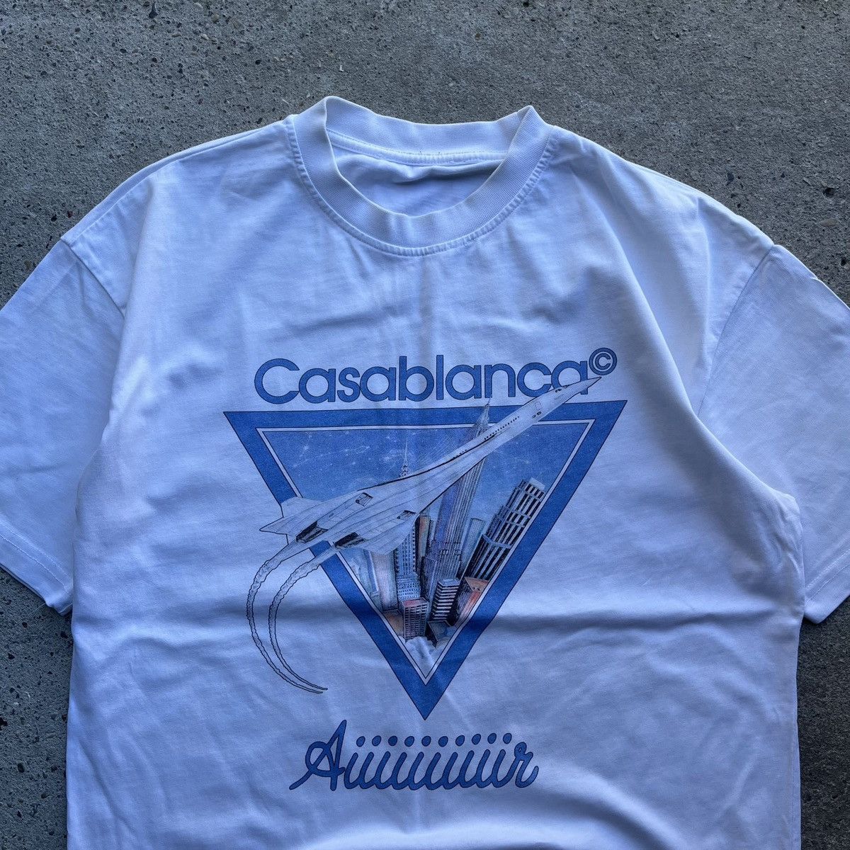 Casablanca Casablanca Concorde plane Tennis Club T Shirt Men’s white Size US XL / EU 56 / 4 - 2 Thumbnail