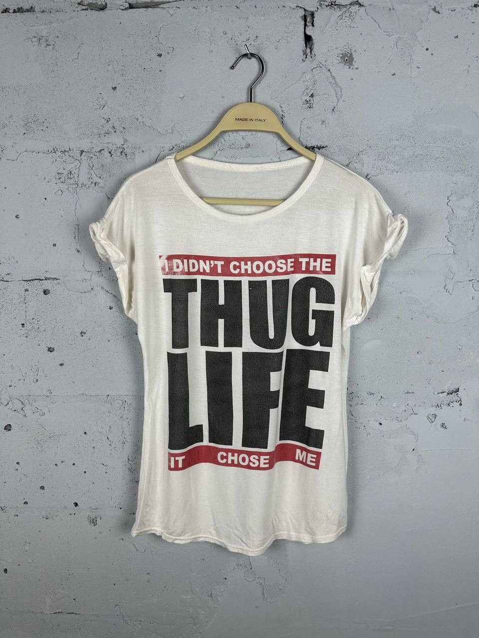 Other Avantgarde Y2K Opium Hype Thug Life White Tank Top | Grailed, image size:960x1280