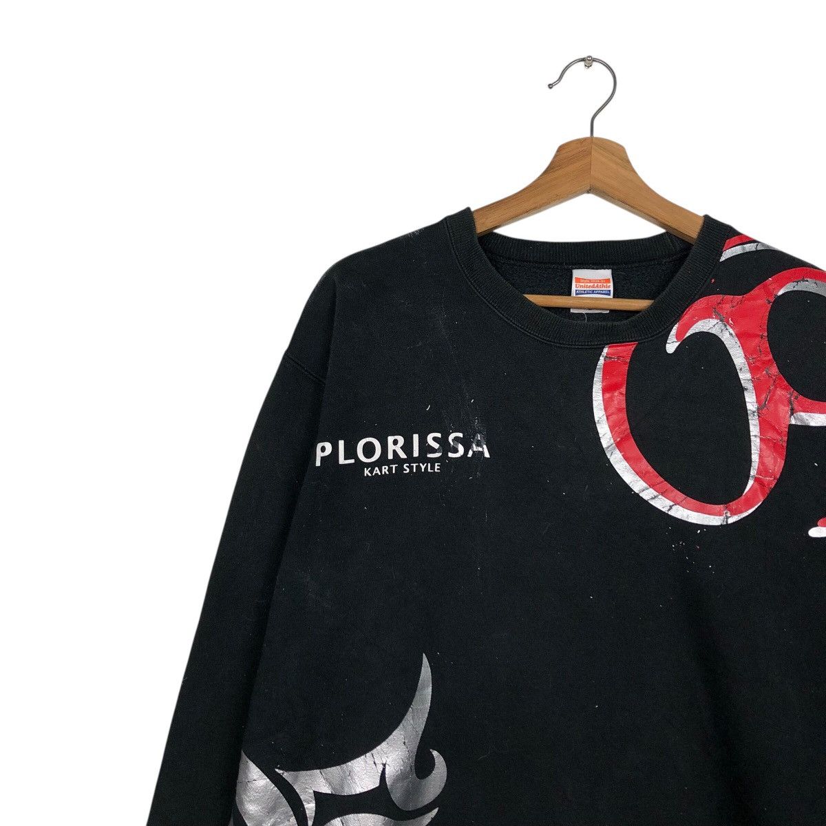 Other 📌Vintage Sweatshirt Plorissa Kart Style Punk Design Biker Size US L / EU 52-54 / 3 - 8 Thumbnail