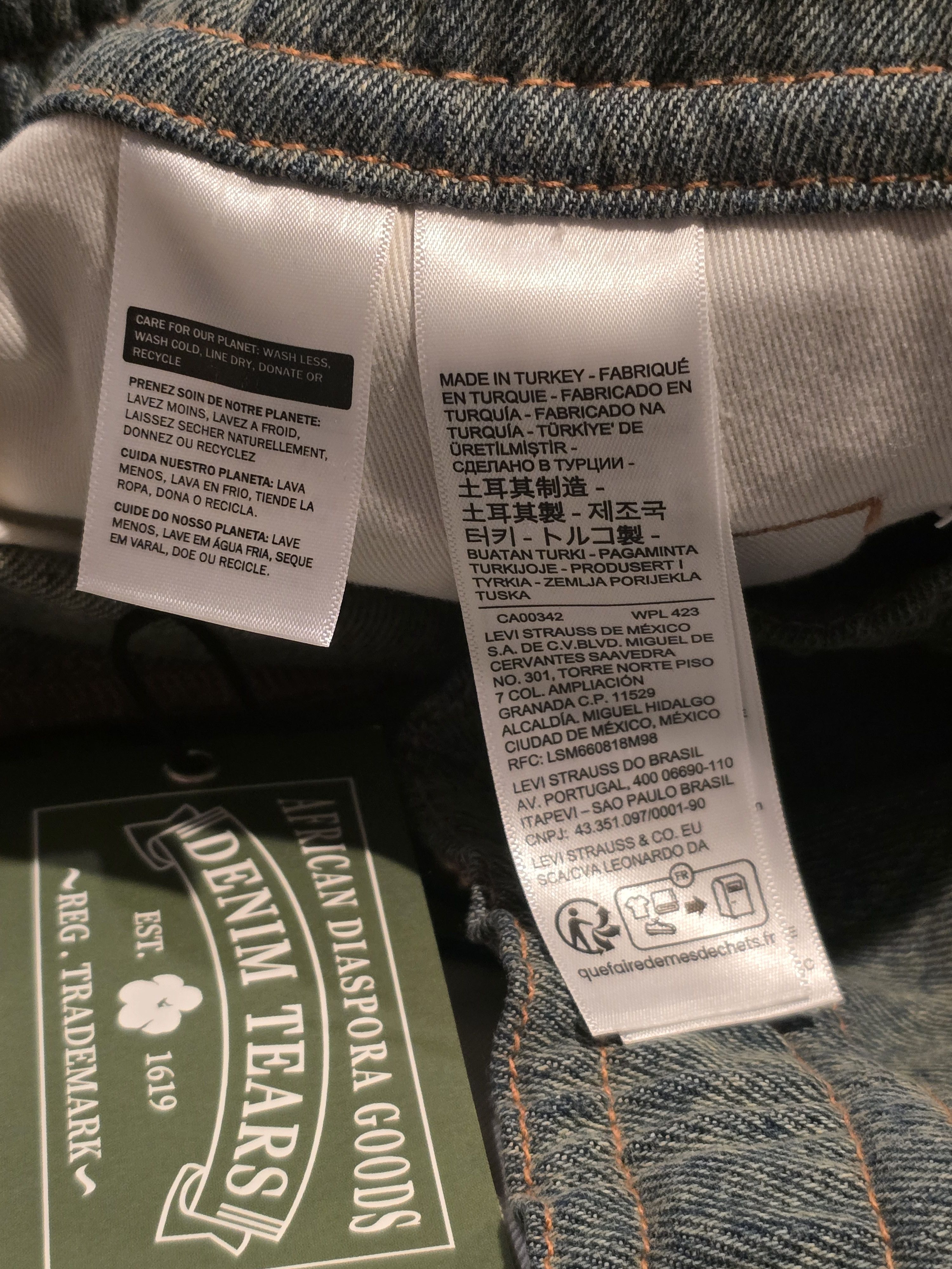 DENIM TEARS × Levi's Denim Tears x Levi's Denim Track Pants - XL Size US 36 / EU 52 - 8 Thumbnail
