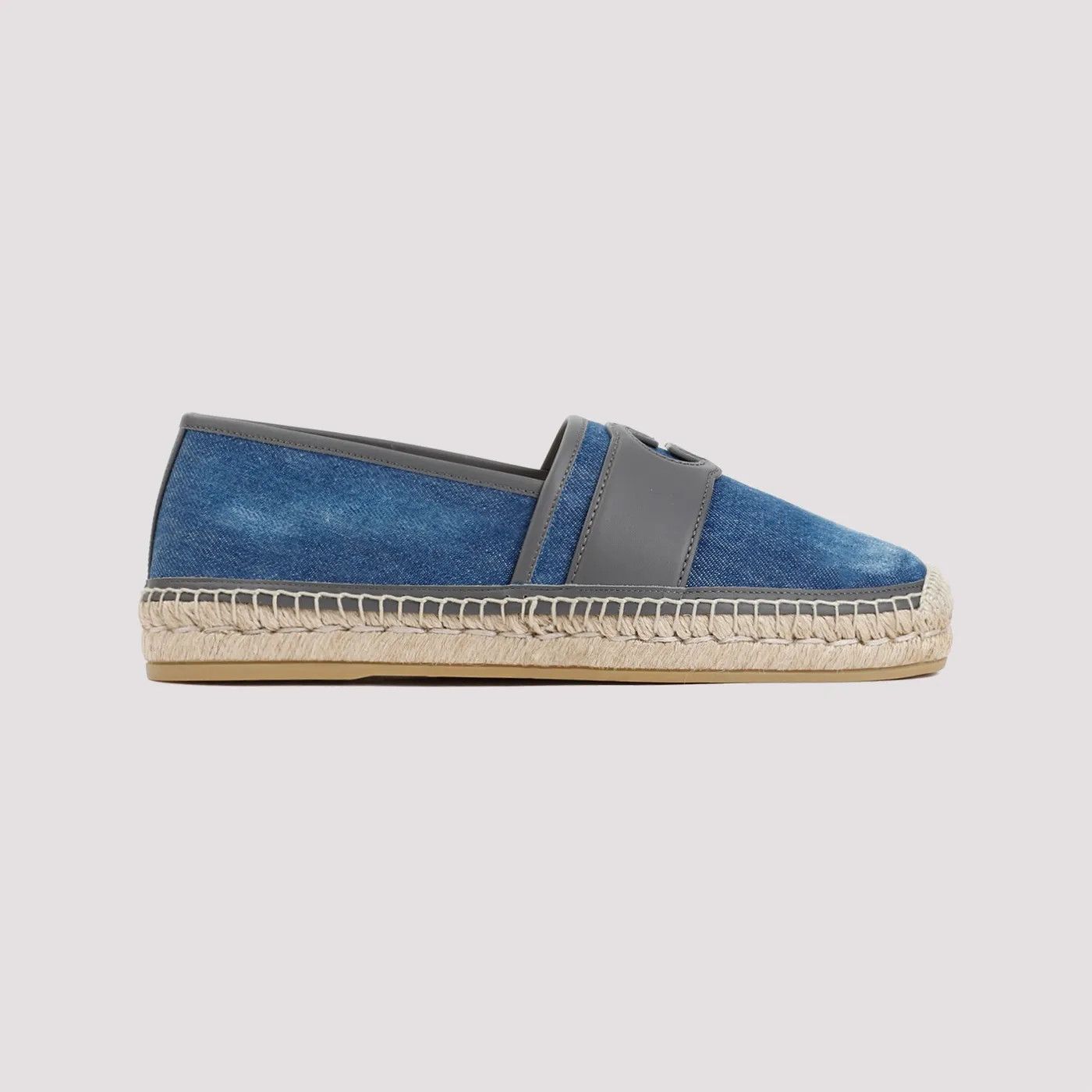 Gucci o1mt1gz0225 Espadrilles With Interlocking G in Blue/Grey Size US 8 / EU 41 - 1 Thumbnail