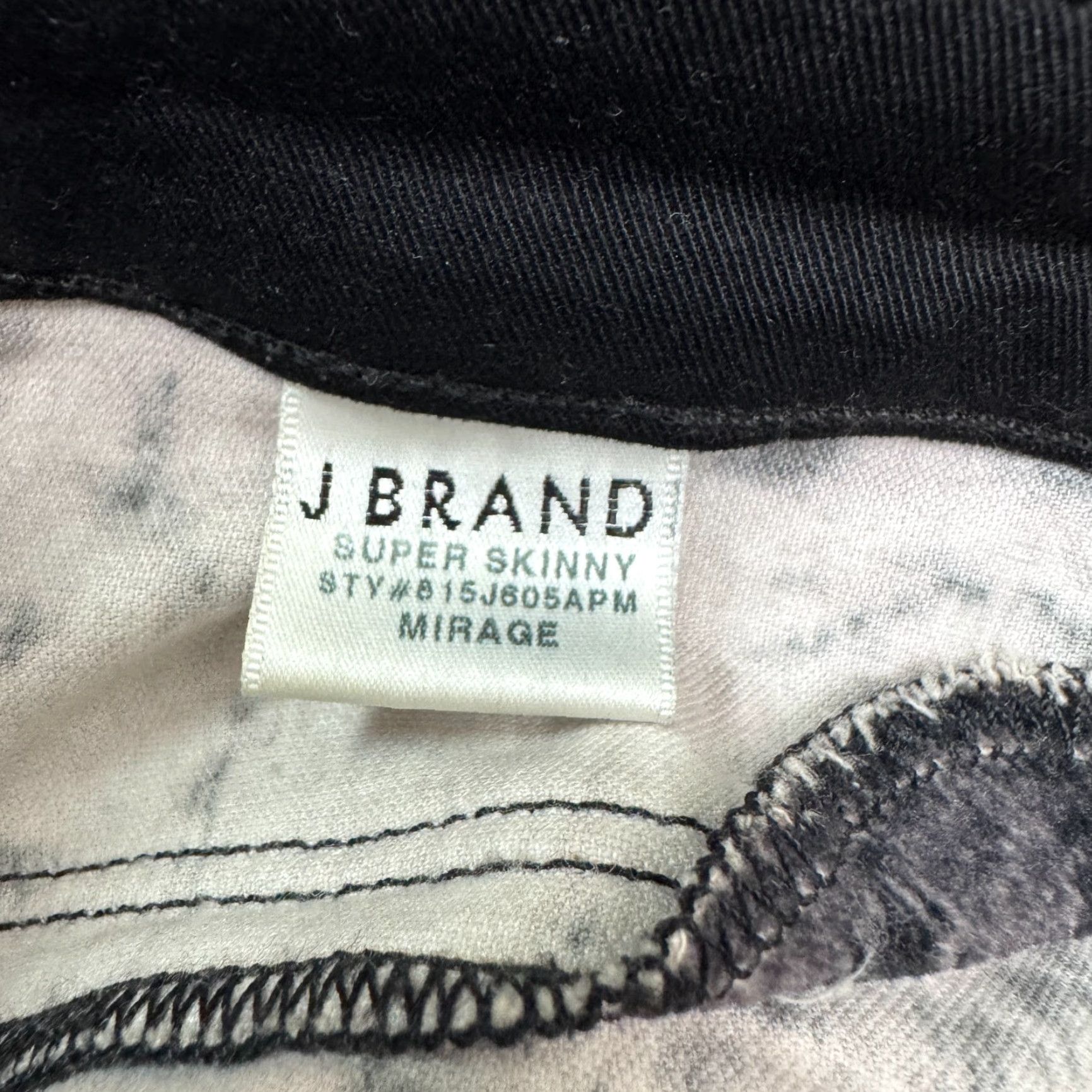 J Brand J Brand 815 Super Skinny Mirage Corduroy Pants 28 Black Gray Brocade Damask Women Size 28" / US 6 / IT 42 - 6 Thumbnail
