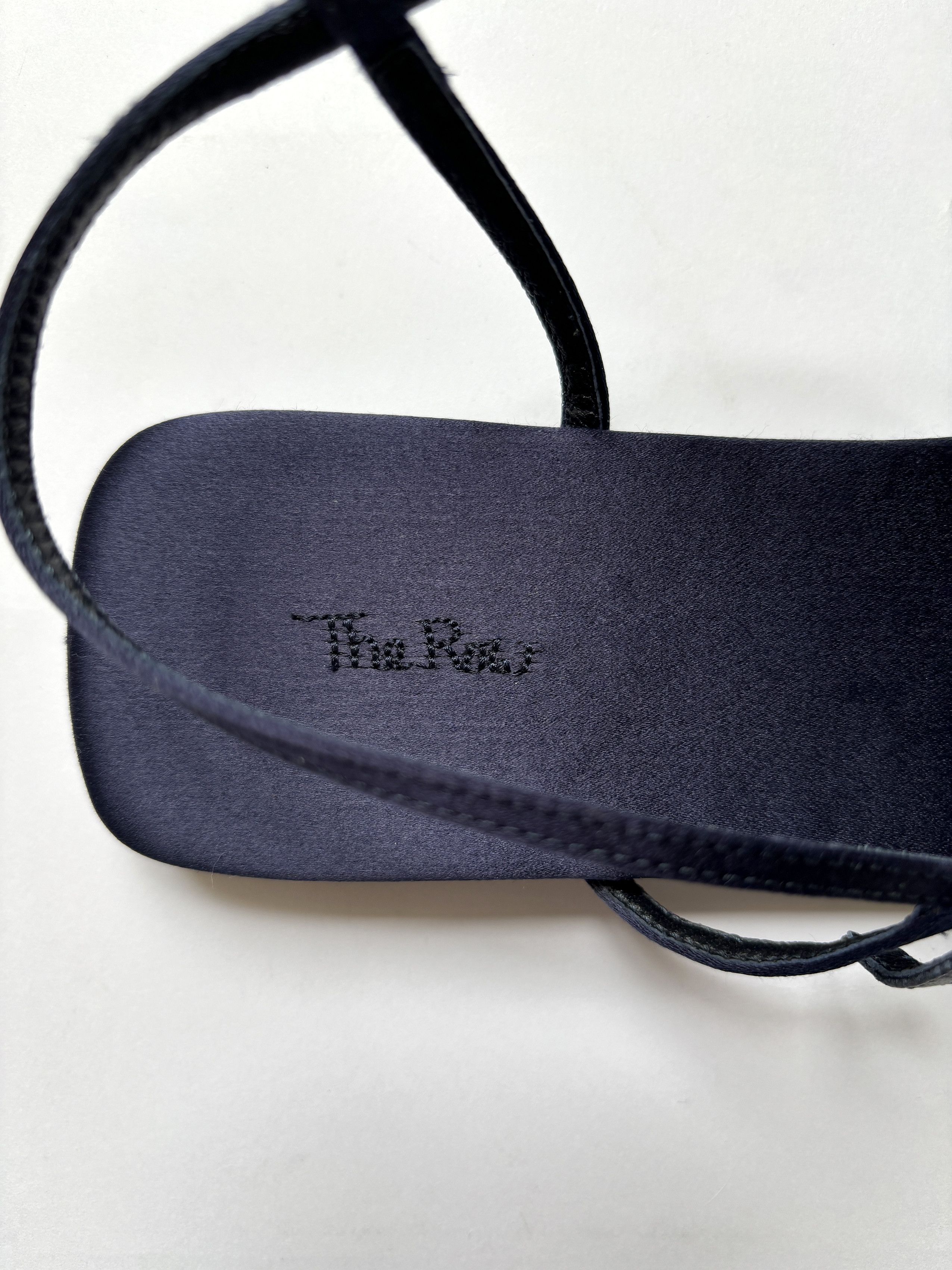 The Row ⚡️QUICK SALE⚡️The Row Navy Bare Flat Strappy Sandal Size US 10 / IT 40 - 8 Thumbnail
