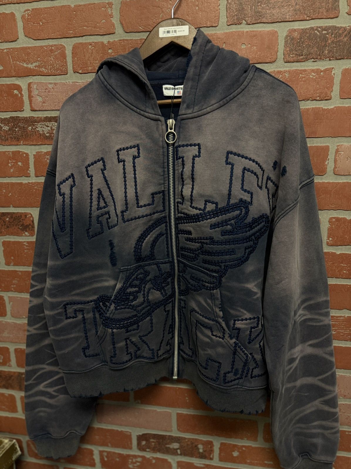 Vale Vale Zip Up Hoodie Size XL Blue Brand New Size US XL / EU 56 / 4 - 5 Thumbnail