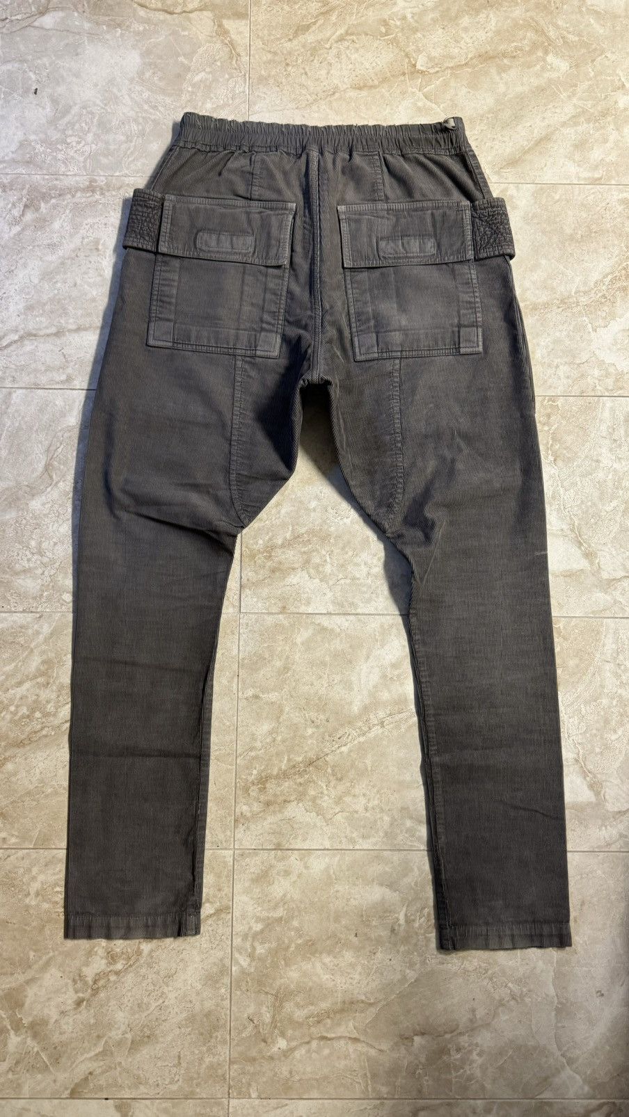 Rick Owens Rick Corduroy Creatch Cargos Size US 32 / EU 48 - 2 Thumbnail