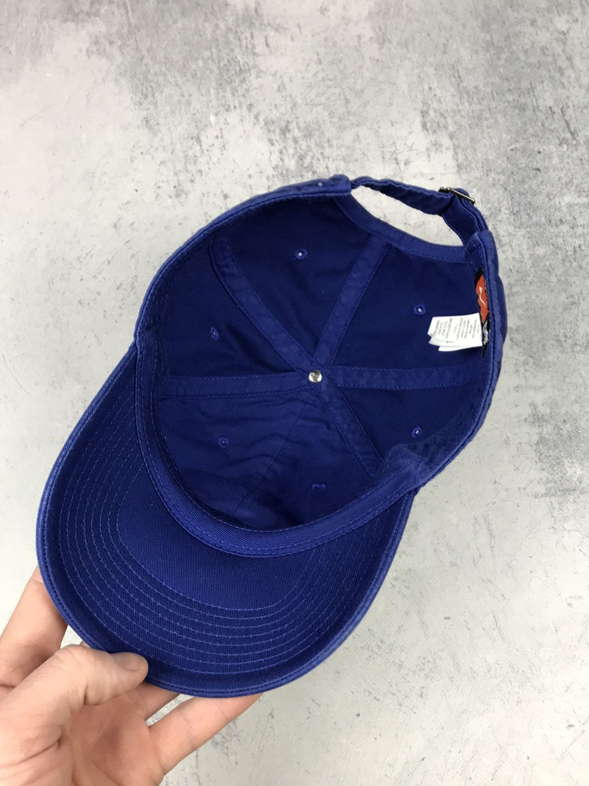 Nike × Vintage Vintage Nike Embroidered Centre Swoosh Logo Cap 00’s y2k Size ONE SIZE - 6 Thumbnail