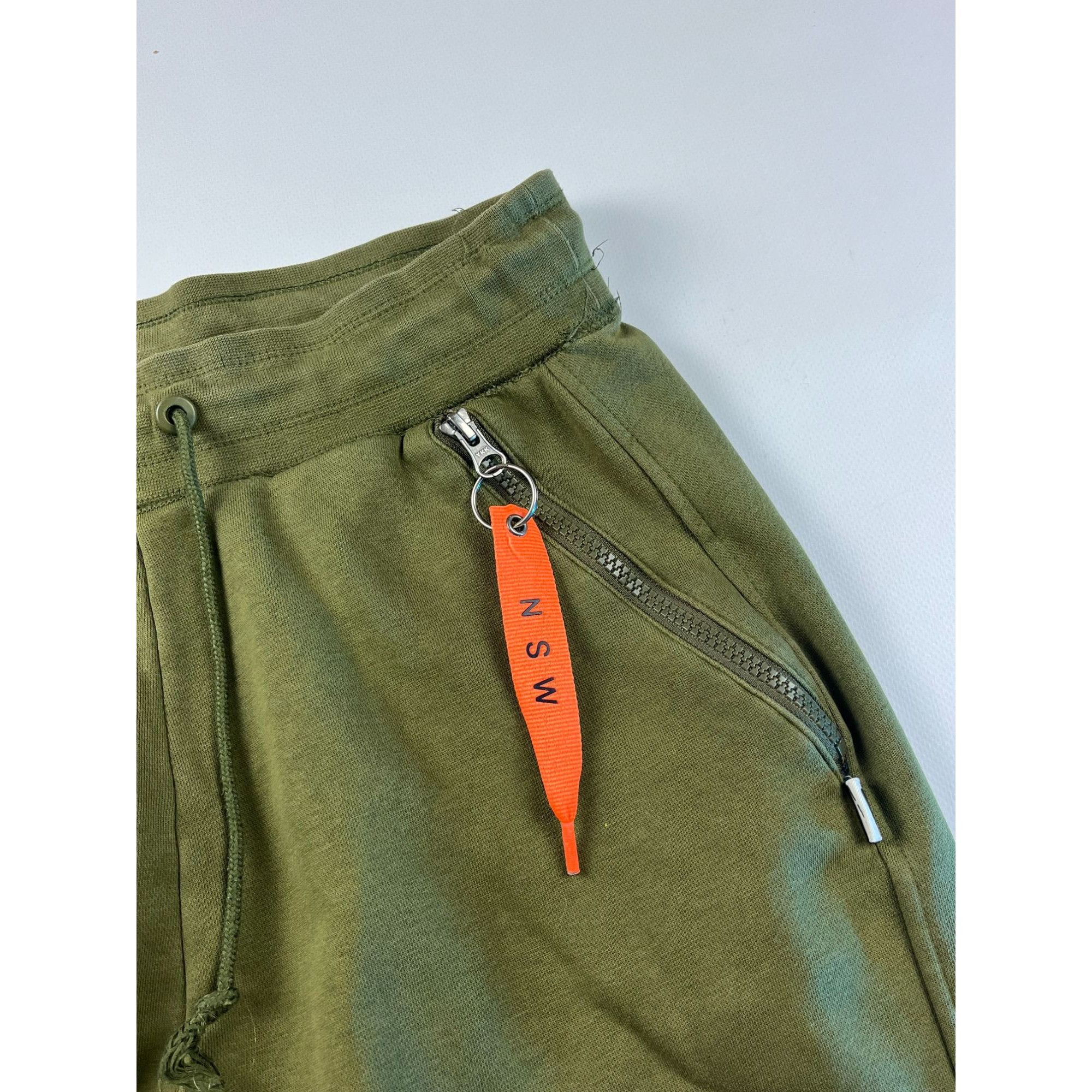 Nike × Vintage Nike NSW Mens Baggy Olive Green Sweatpants Size M Size US 33 - 9 Thumbnail